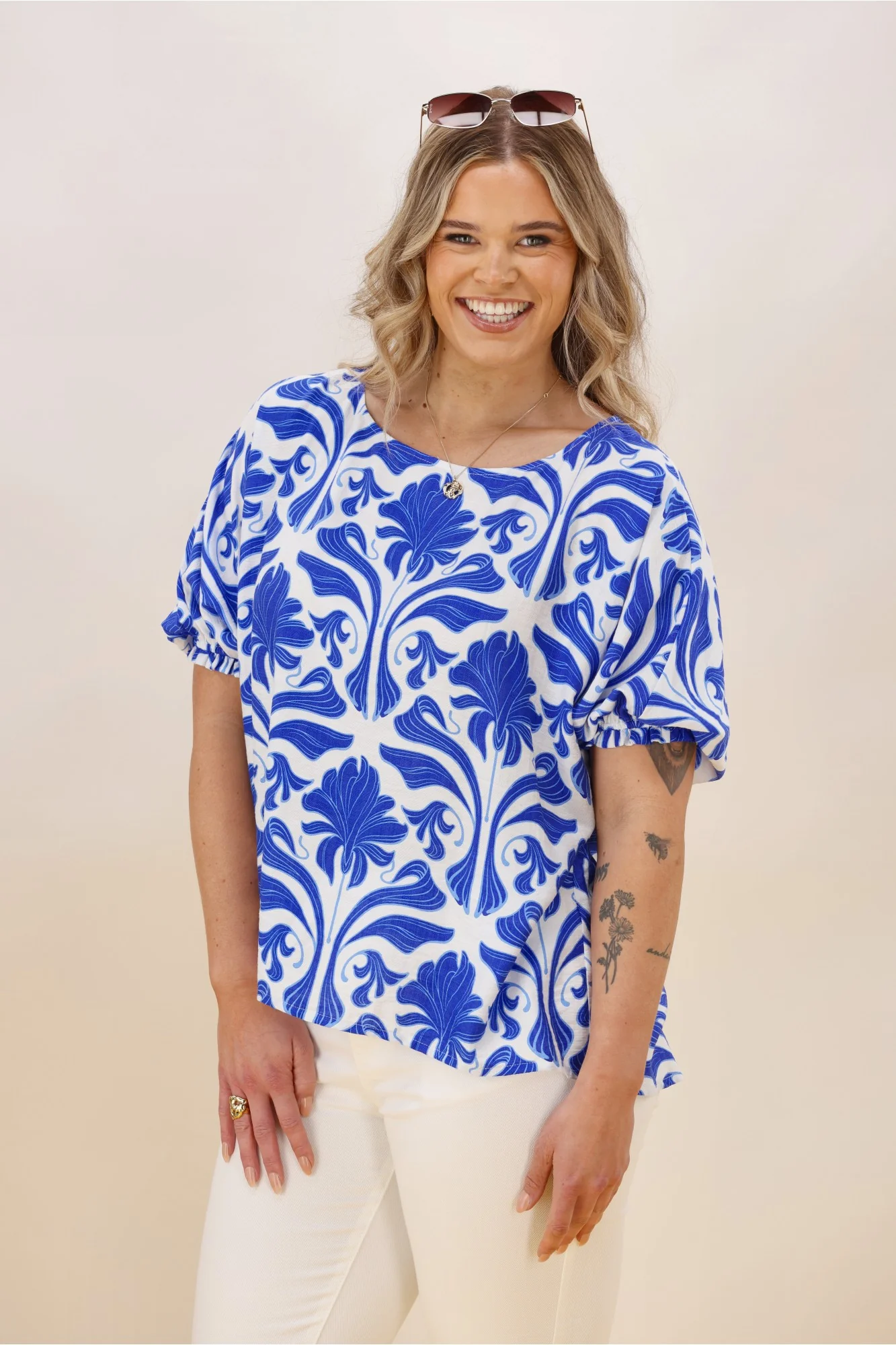 Gloss The Label Ione Top Print - Image 5