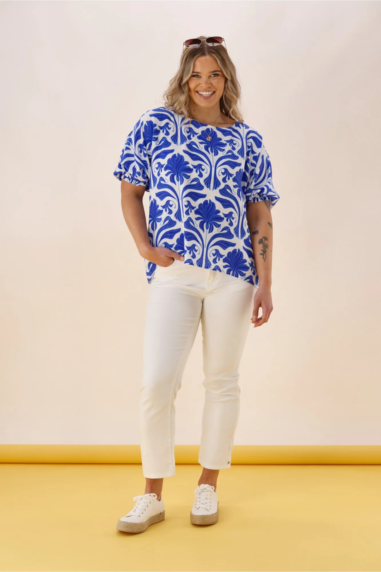 Gloss The Label Ione Top Print - Image 8