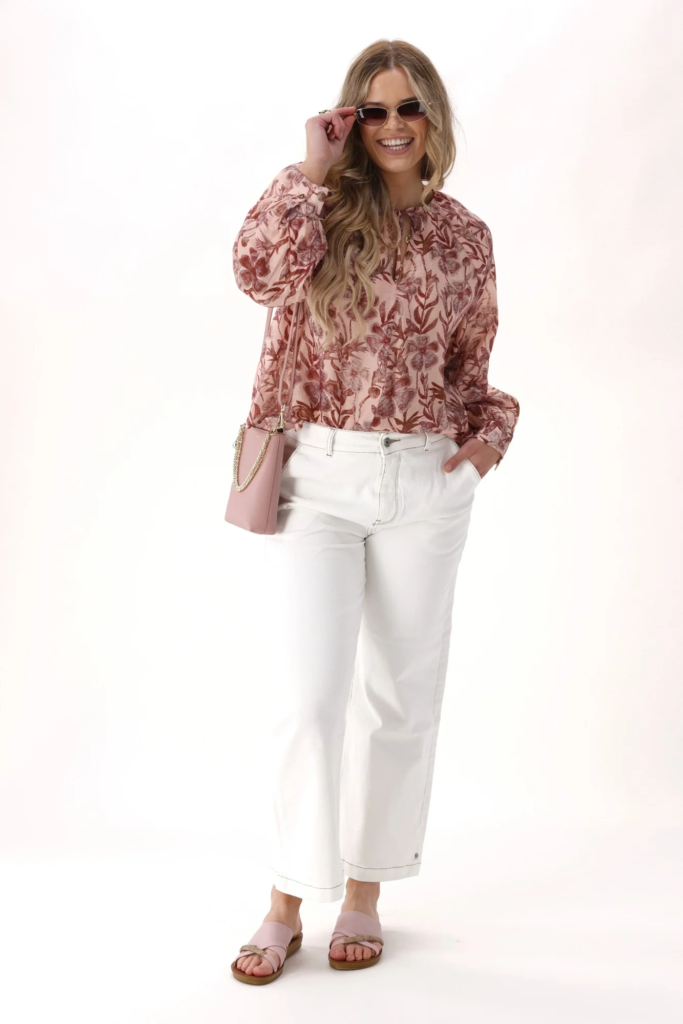 Gloss The Label Jamie Bishop Blouse Print - Image 3