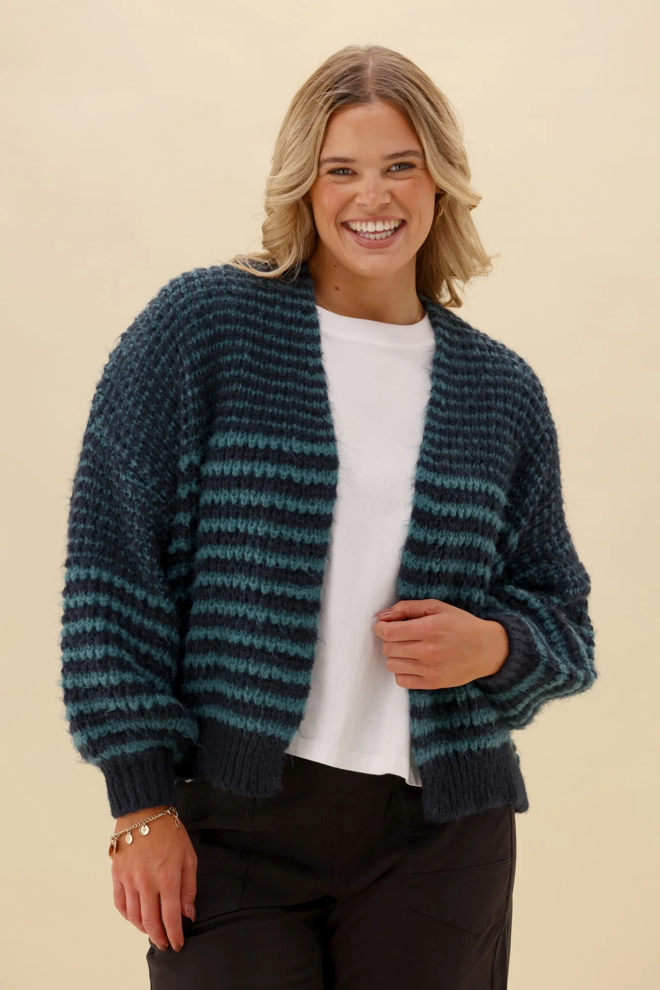 Gloss the Label Perdita Cardigan Teal