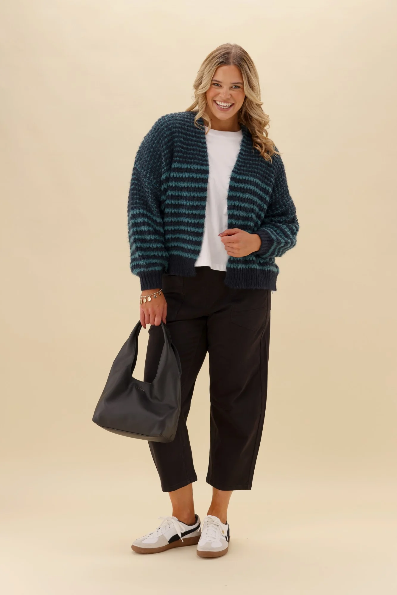 Gloss the Label Perdita Cardigan Teal - Image 4