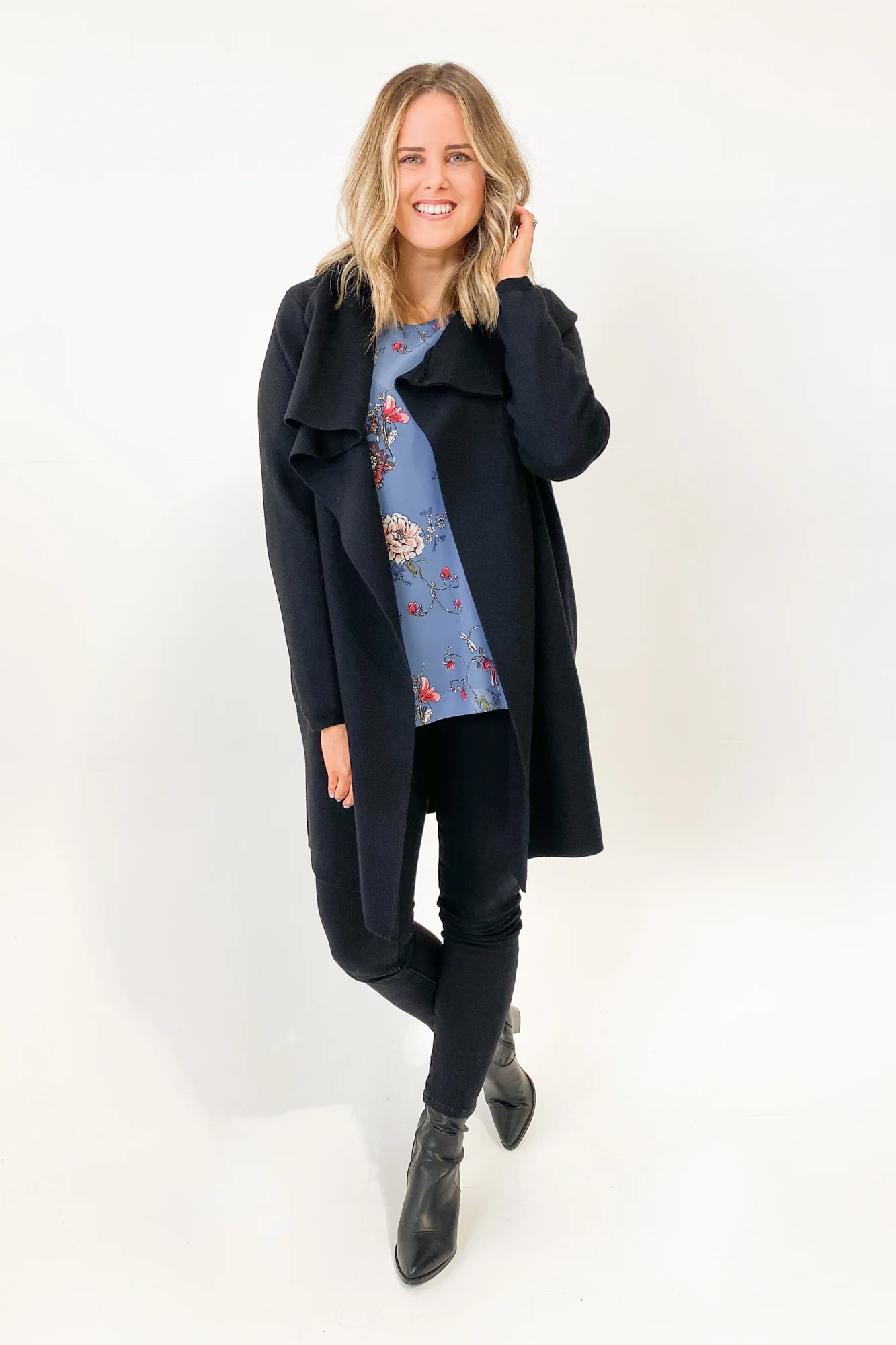 Gloss The Label Seville Coatigan Black - Image 6