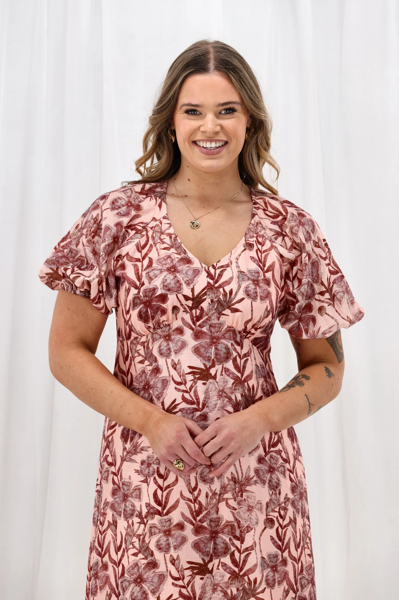 Gloss The Label Sierra Maxi Dress Print - Image 2