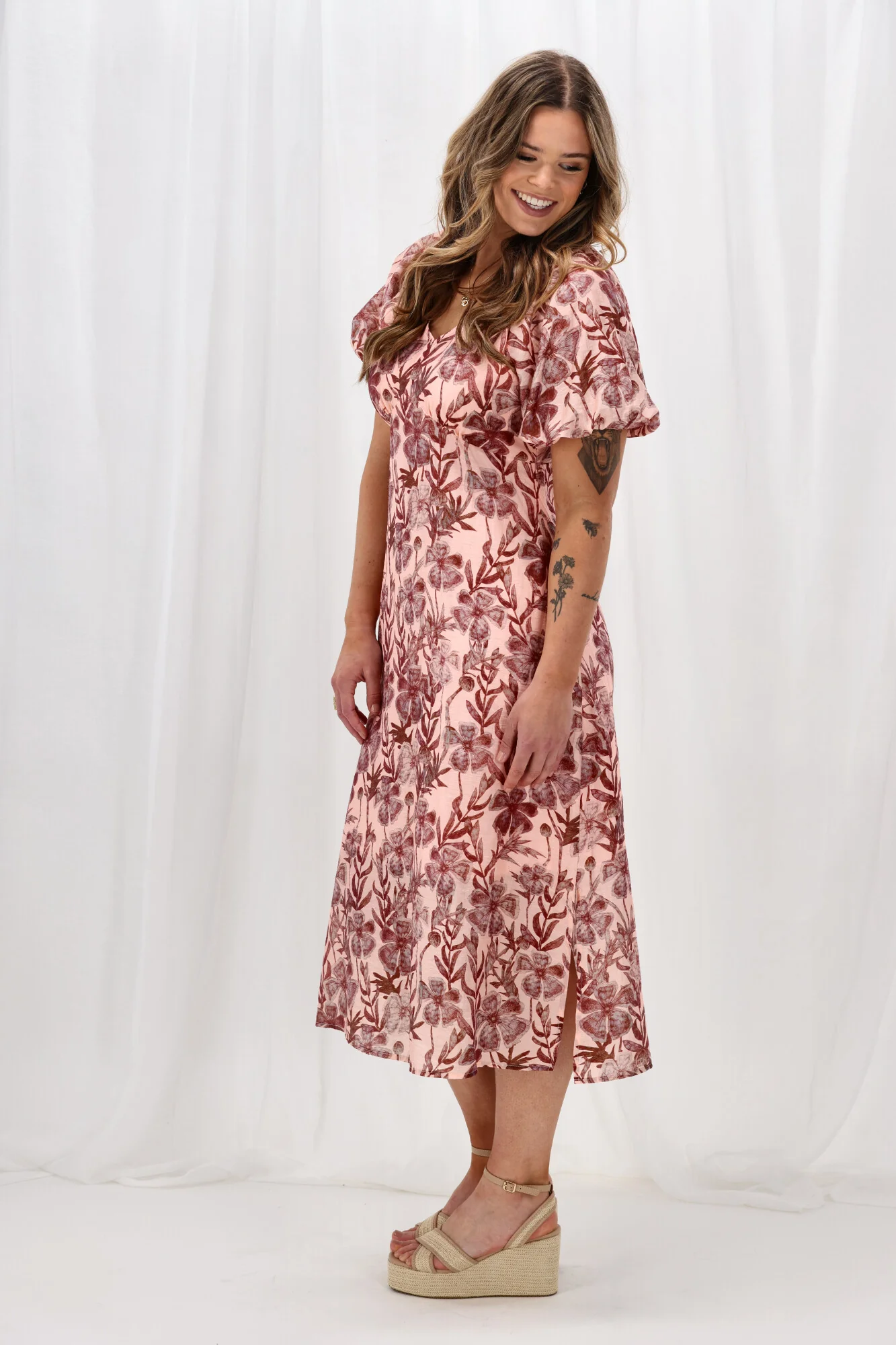 Gloss The Label Sierra Maxi Dress Print - Image 6