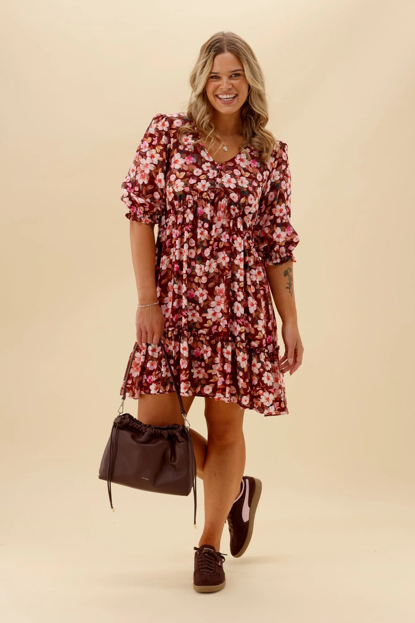 Gloss The Label Talephi Dress Blossom Floral - Image 2