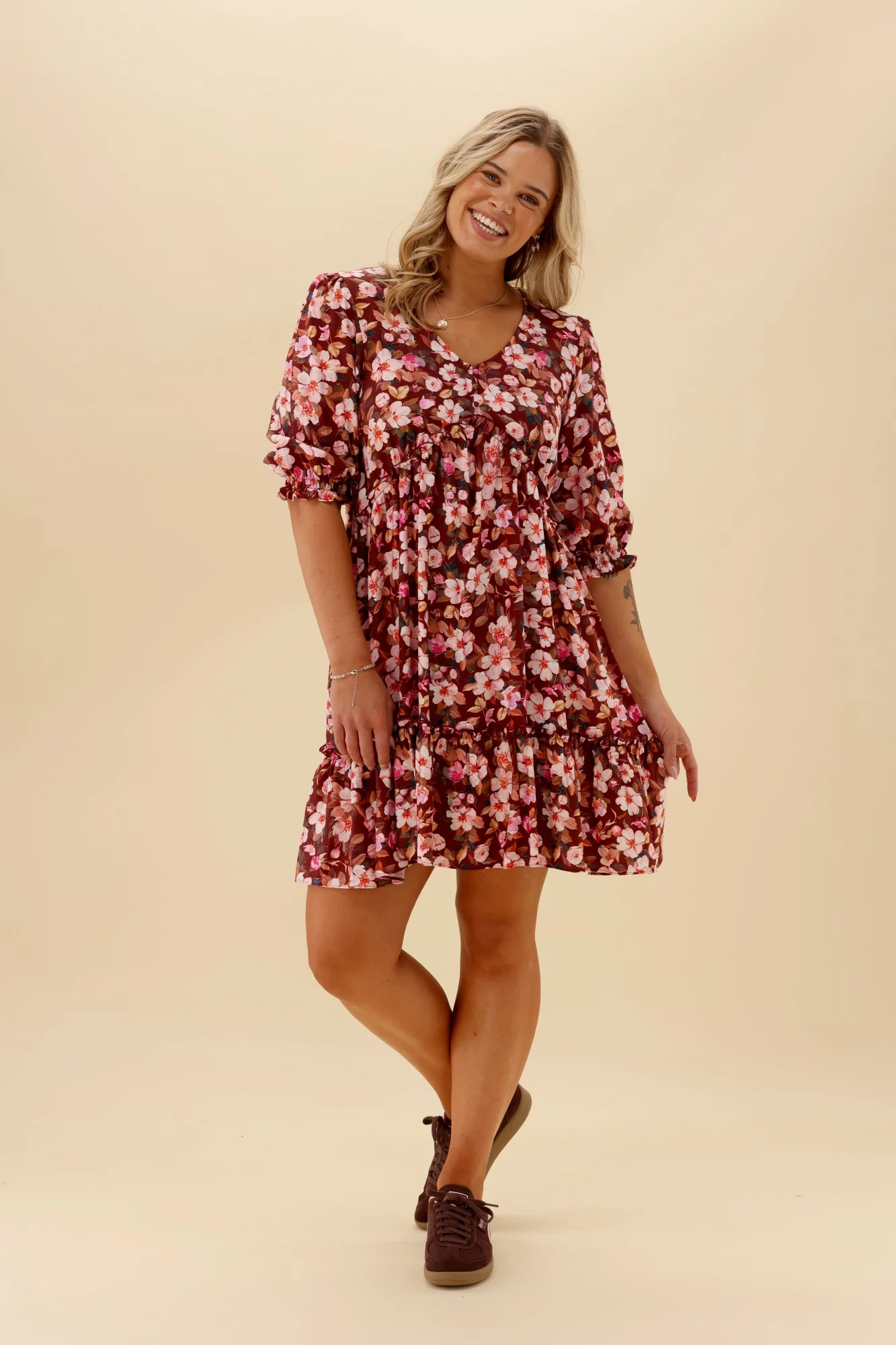Gloss The Label Talephi Dress Blossom Floral - Image 5