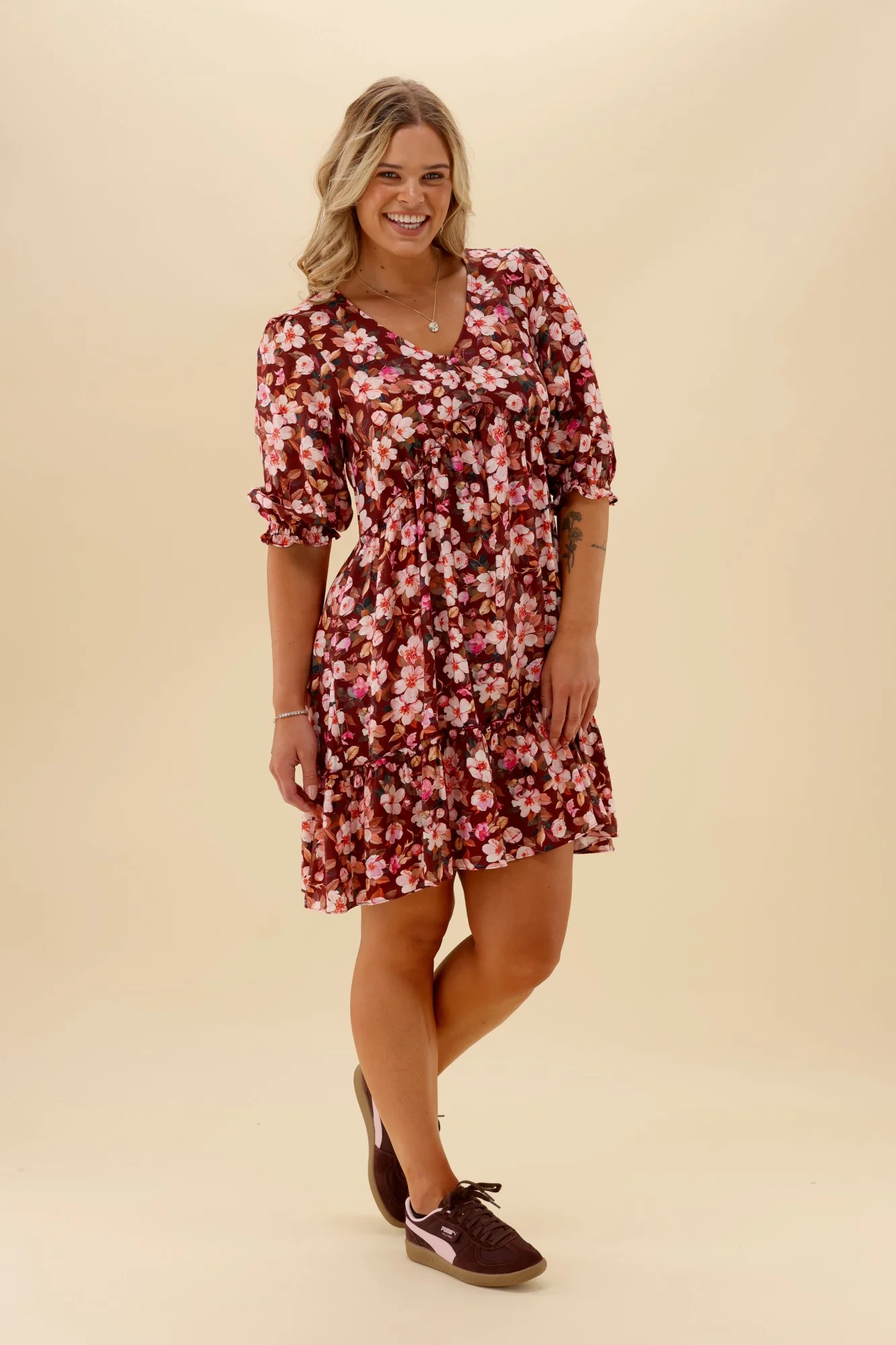 Gloss The Label Talephi Dress Blossom Floral - Image 6