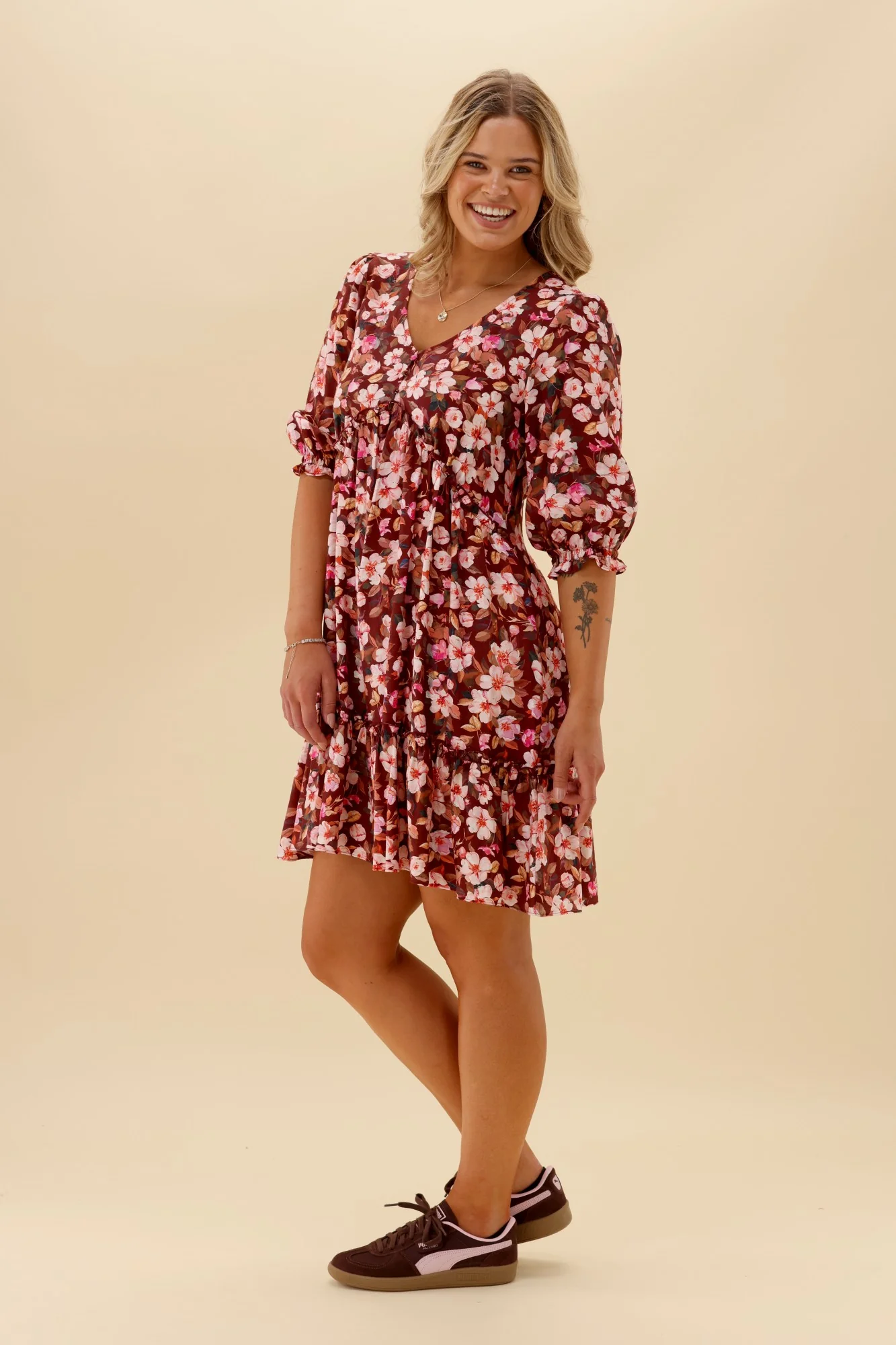 Gloss The Label Talephi Dress Blossom Floral - Image 7
