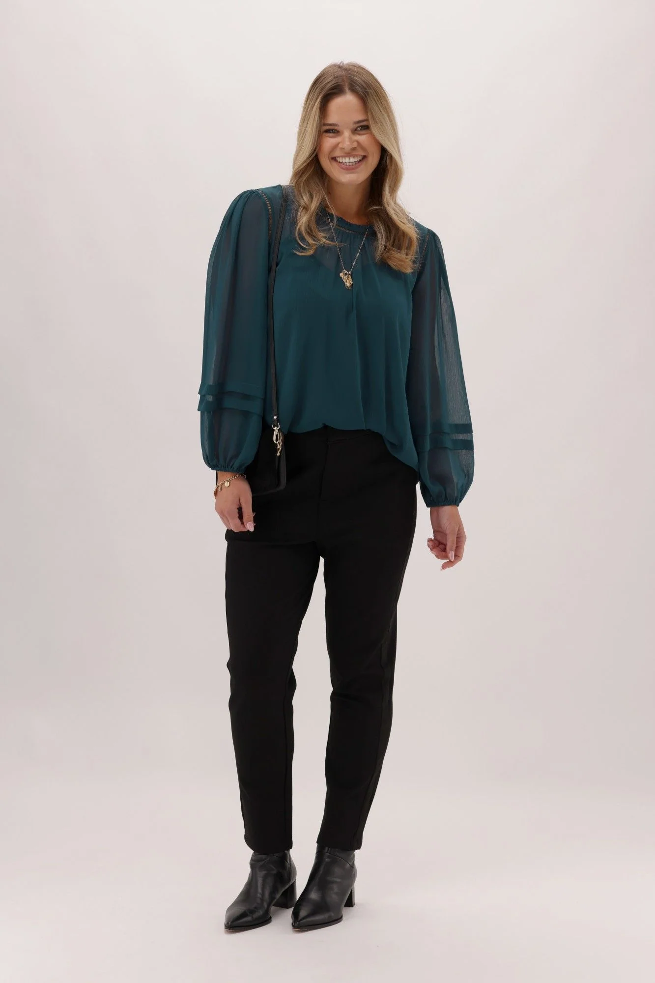 Gloss The Label Tuxedo Pant Black - Image 3