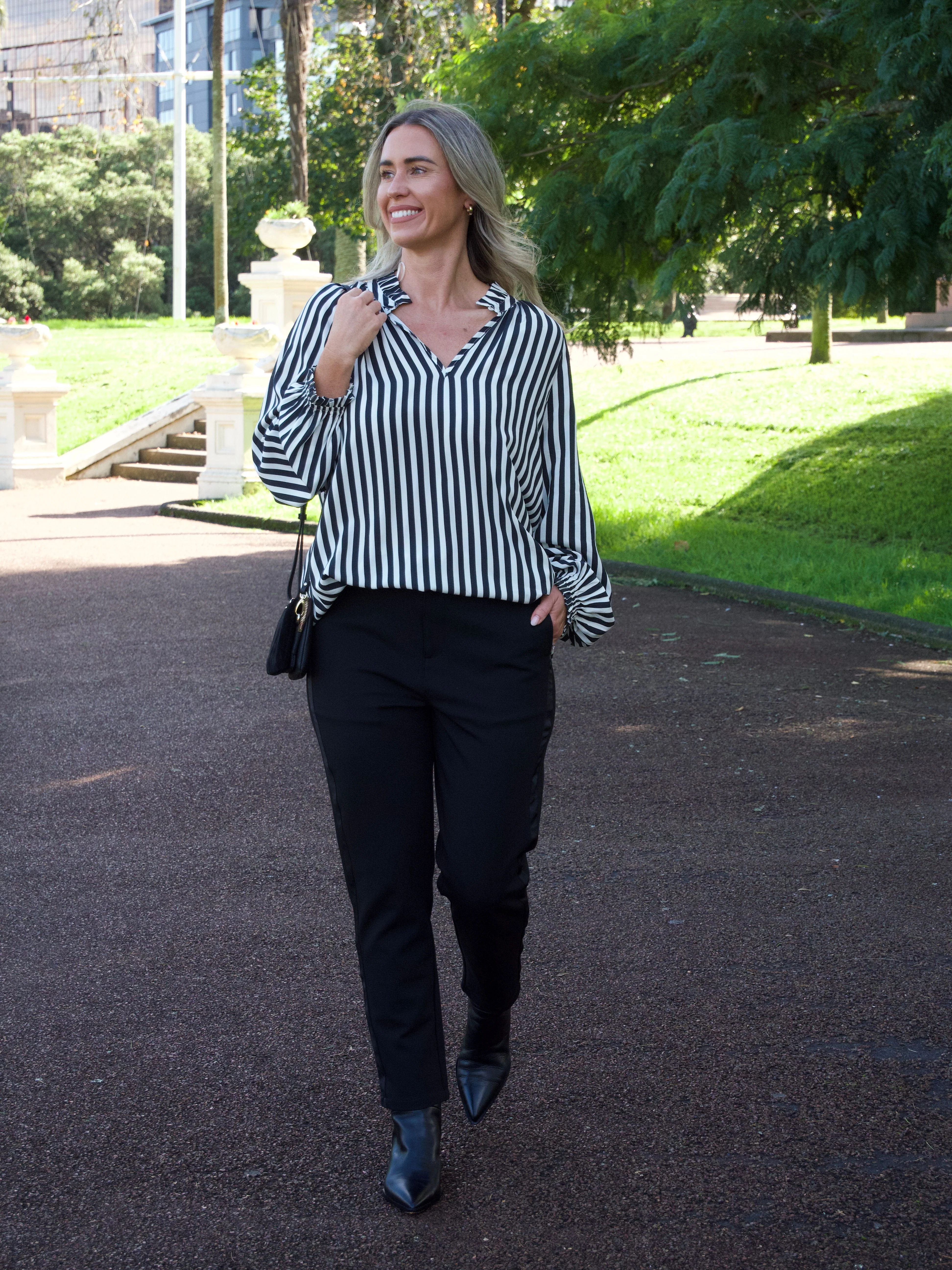Gloss The Label Tuxedo Pant Black - Image 7