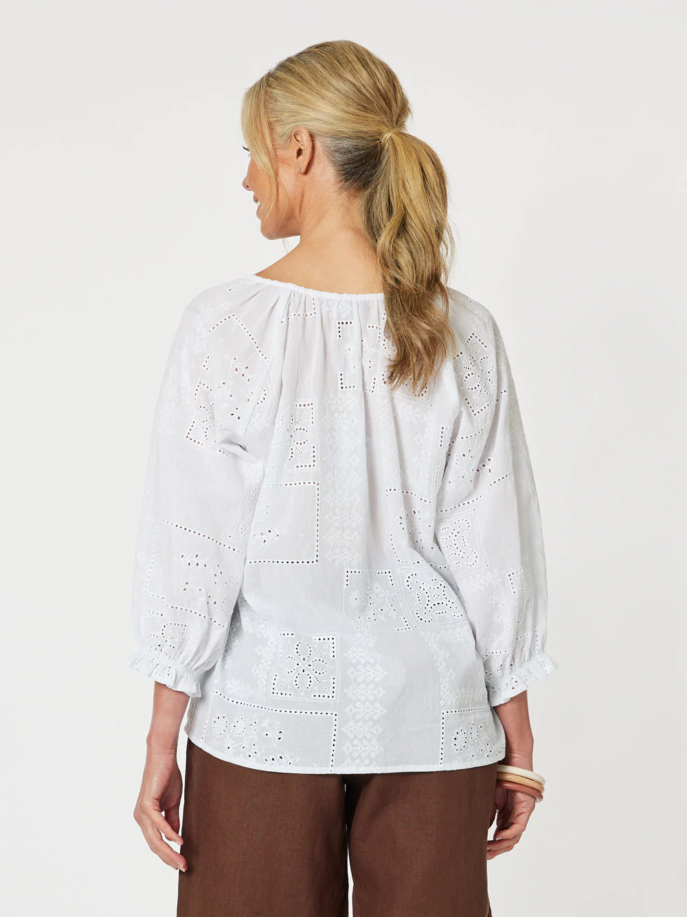 Gordon Smith Mila Lace Top White - Image 6
