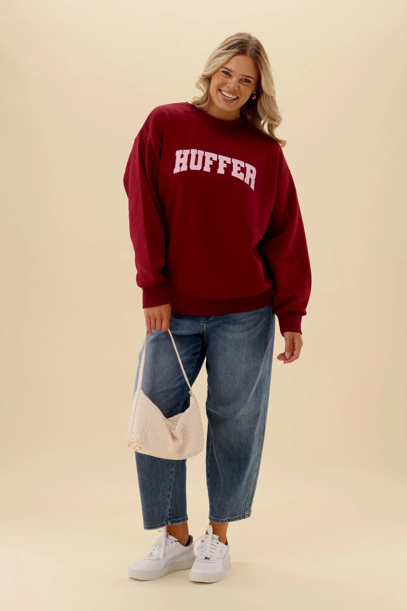 Huffer Easy Crew Burgundy - Image 3