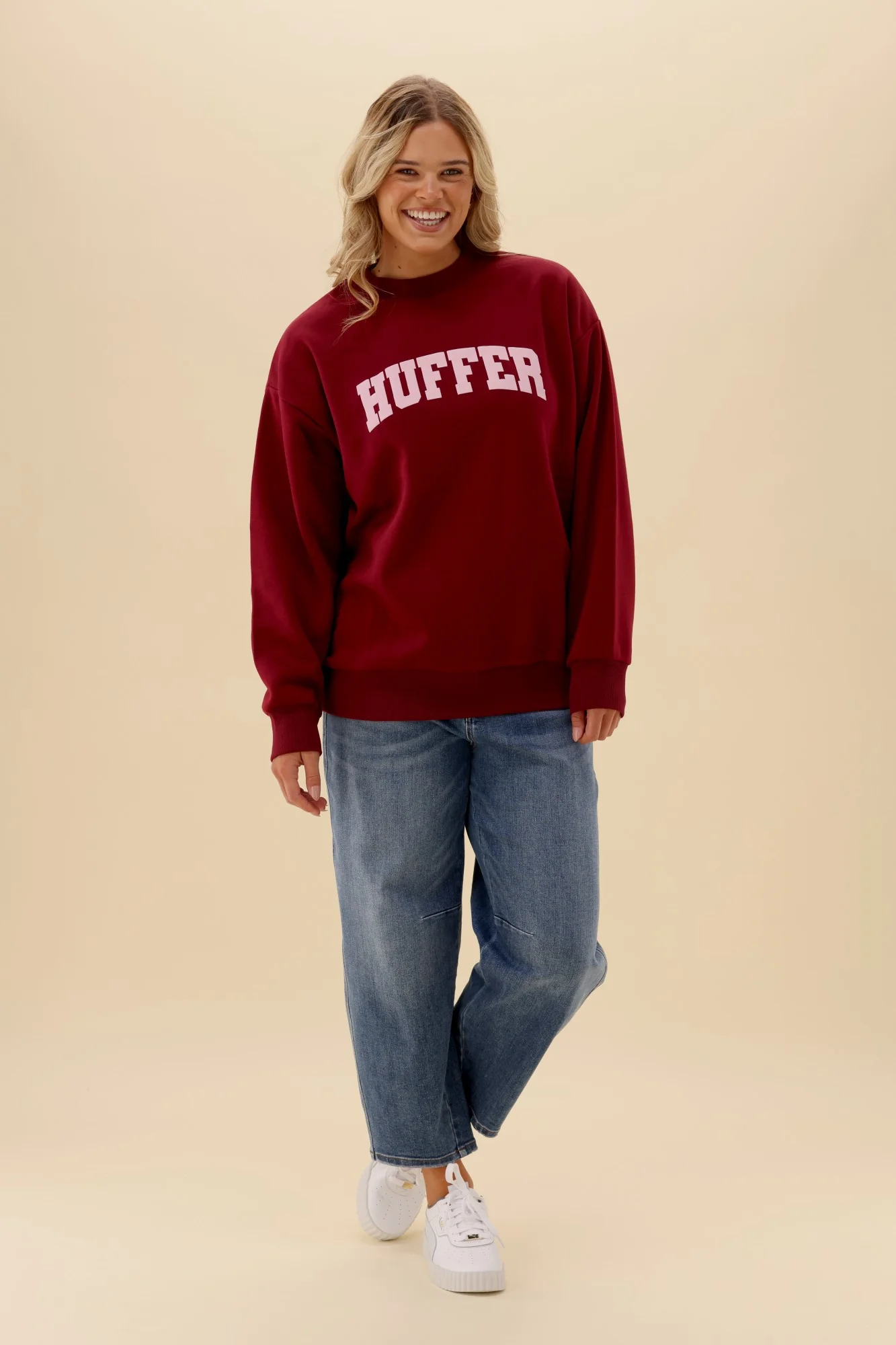 Huffer Easy Crew Burgundy - Image 4