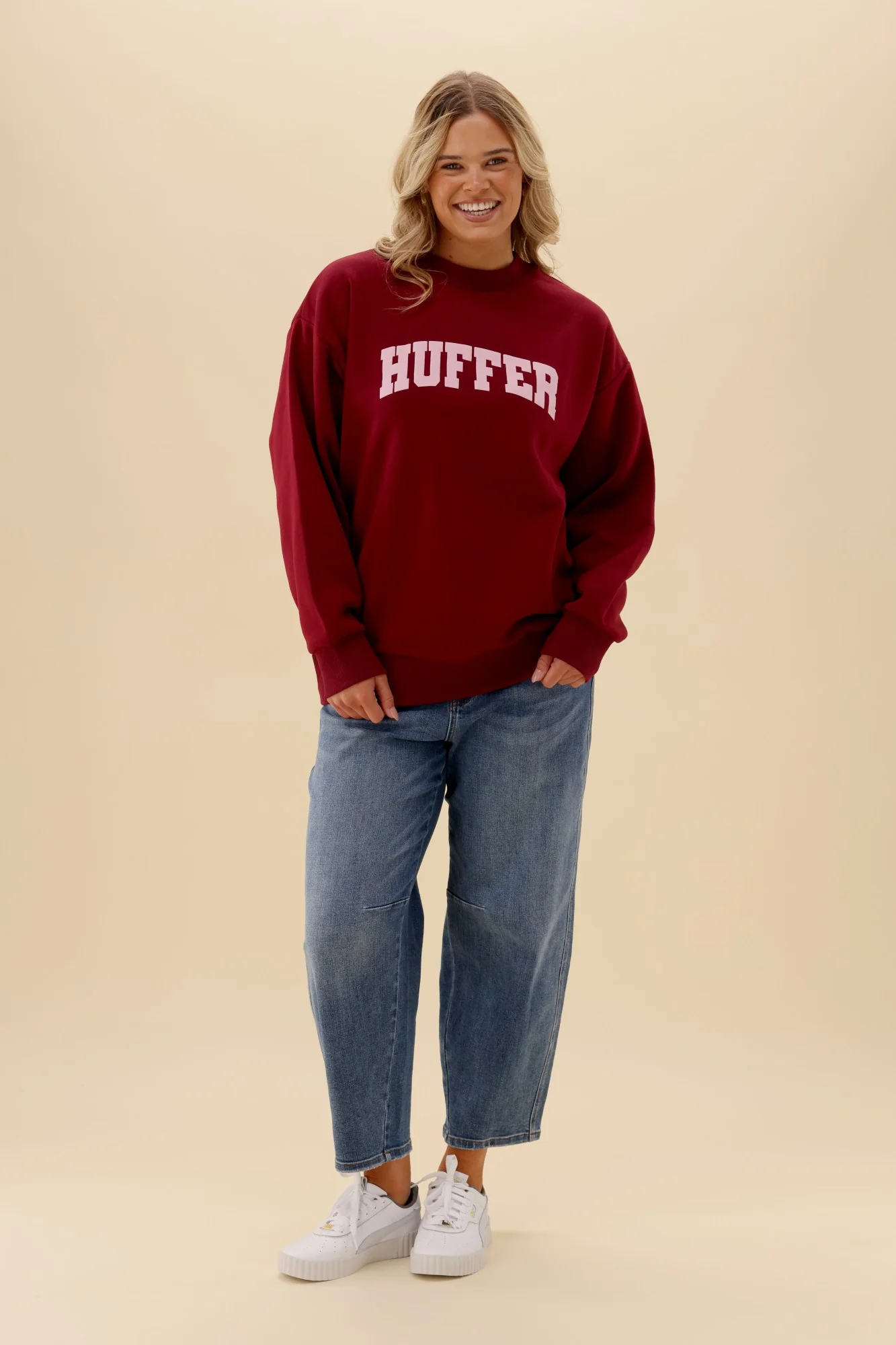 Huffer Easy Crew Burgundy - Image 5