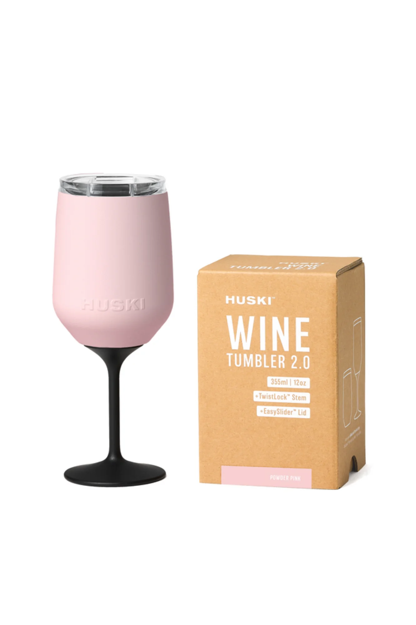 Huski Wine Tumbler 2.0 Powder Pink - Image 2