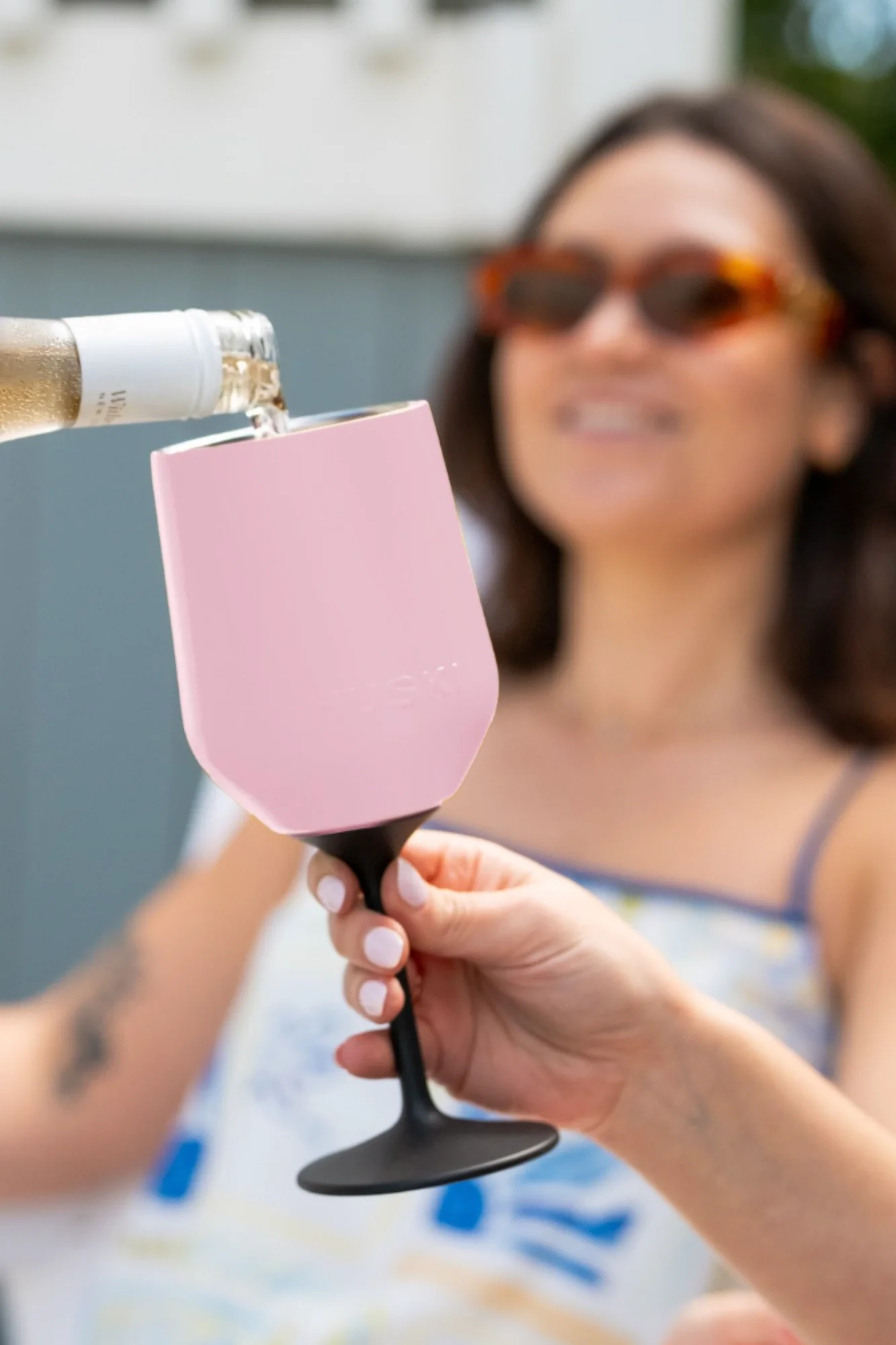 Huski Wine Tumbler 2.0 Powder Pink - Image 3