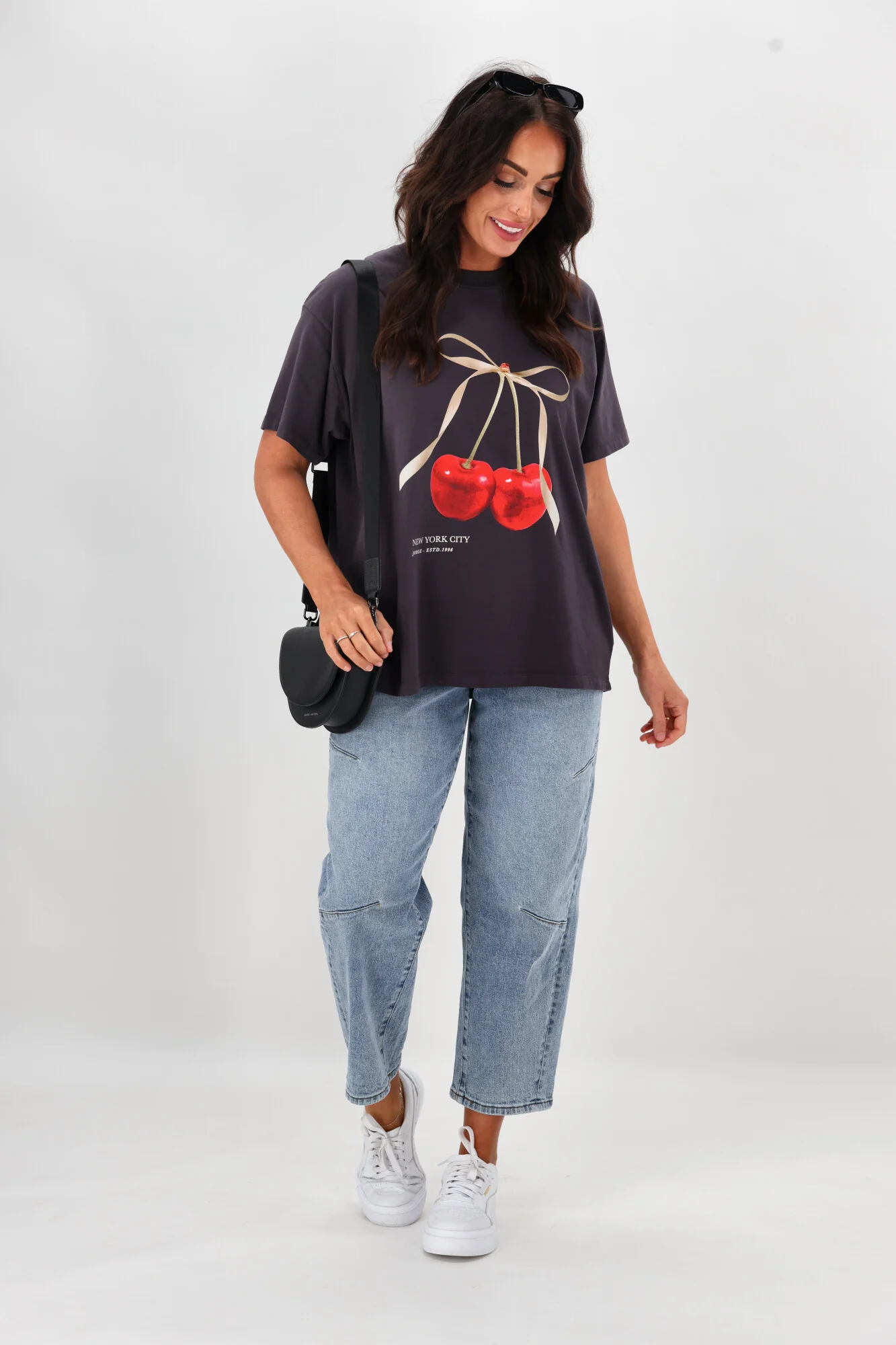Jorge Cherry Tee Washed Black - Image 5