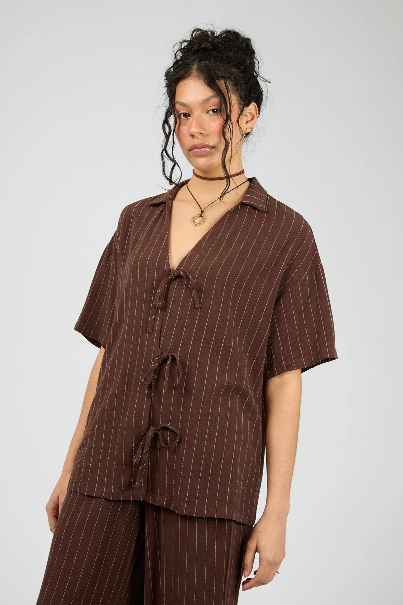 Jorge Ilora Shirt Brown - Image 2