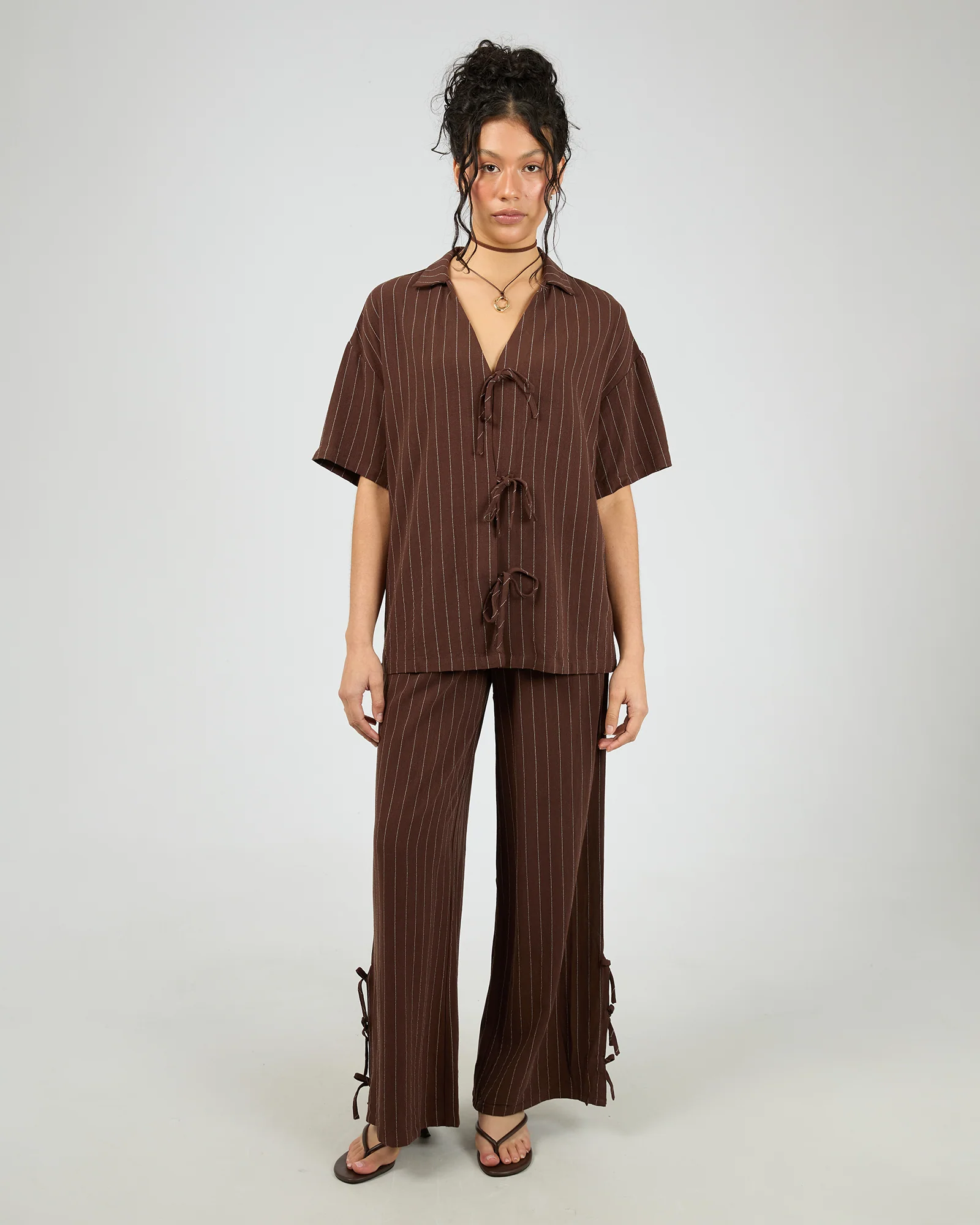 Jorge Ilora Shirt Brown - Image 4