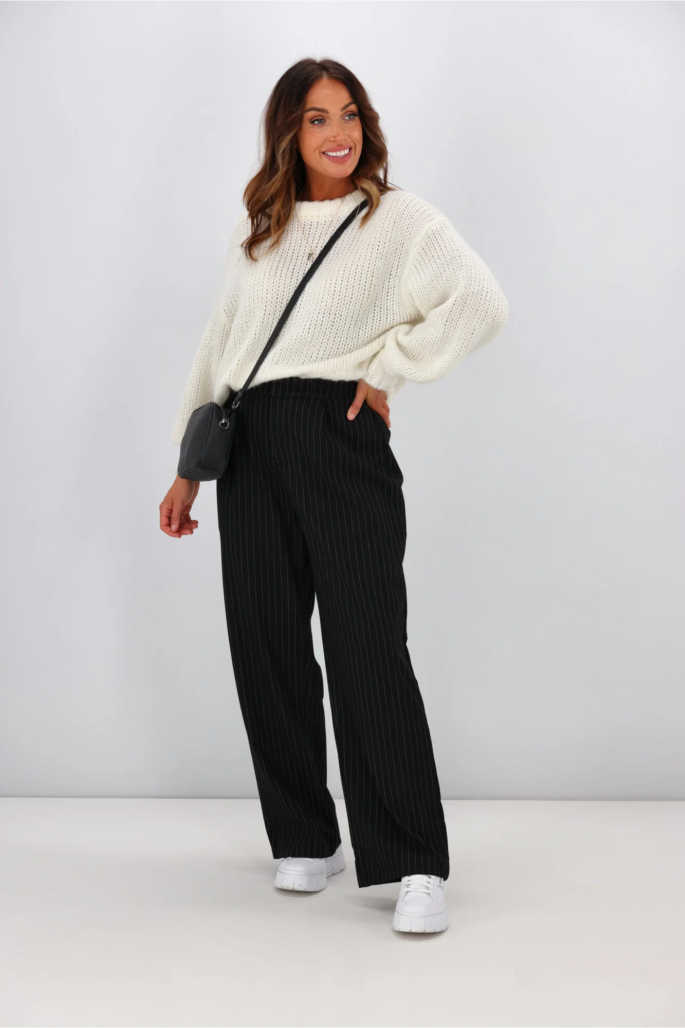 Jorge Riley Wide Leg Pant Black - Image 3