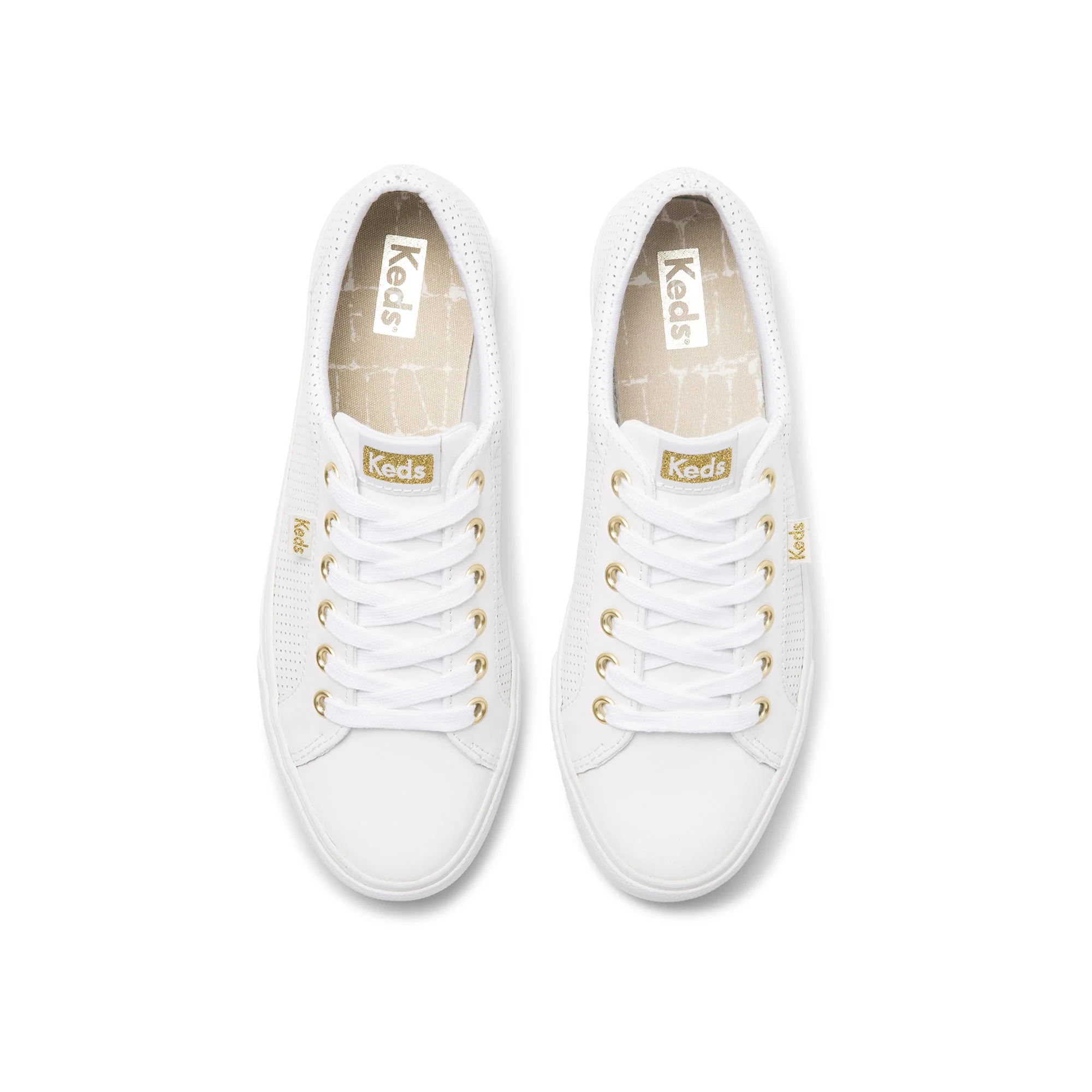 Keds Jump Kick Leather Sneaker White - Image 4