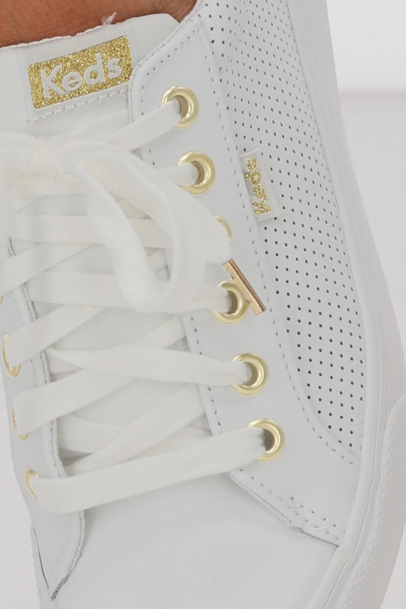 Keds Jump Kick Leather Sneaker White - Image 6