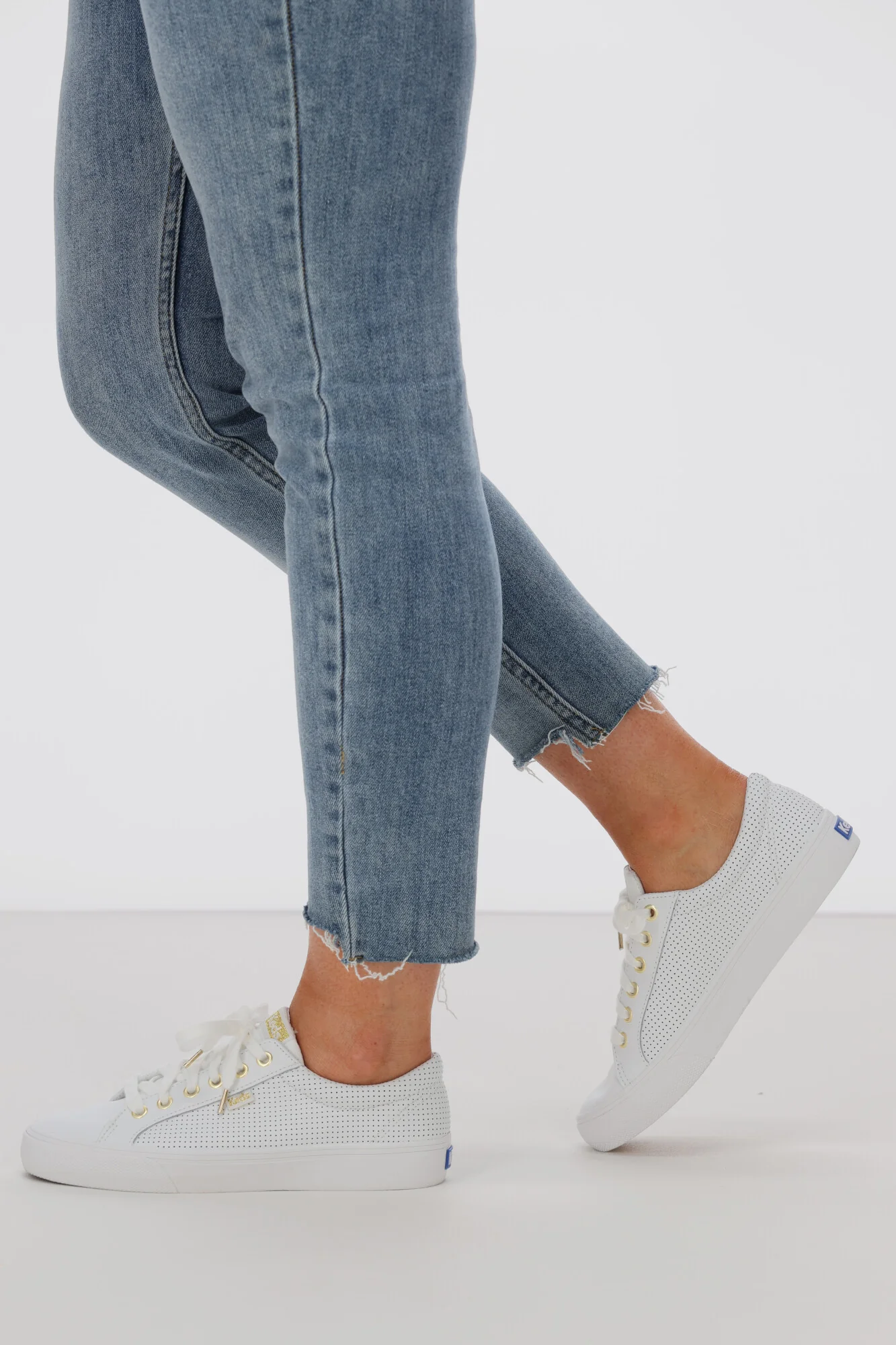 Keds Jump Kick Leather Sneaker White - Image 9