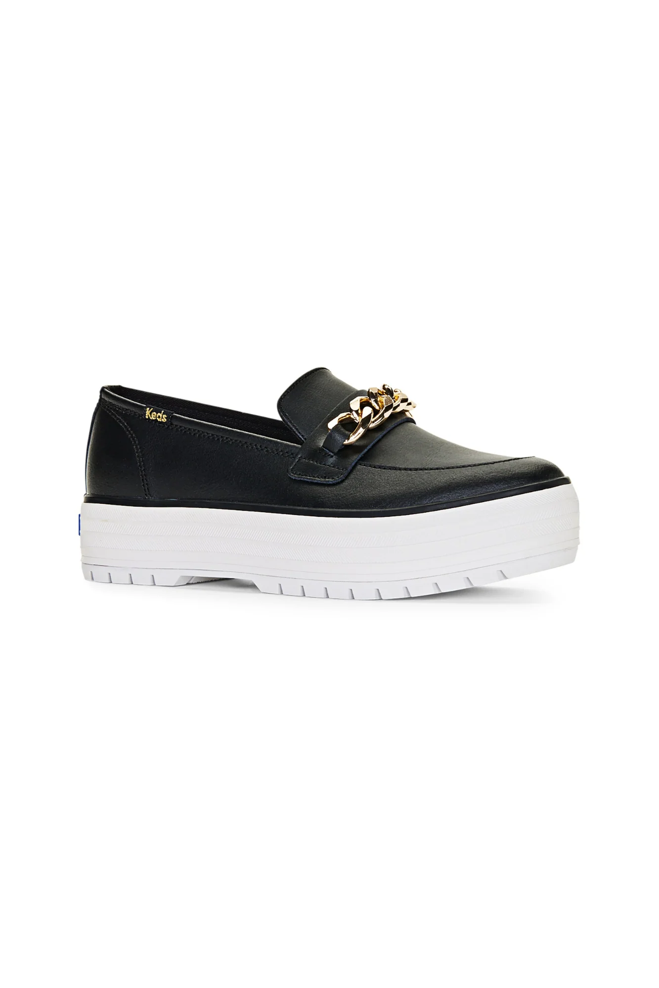 Keds Triple Decker Loafer Lug Black Gold - Image 5