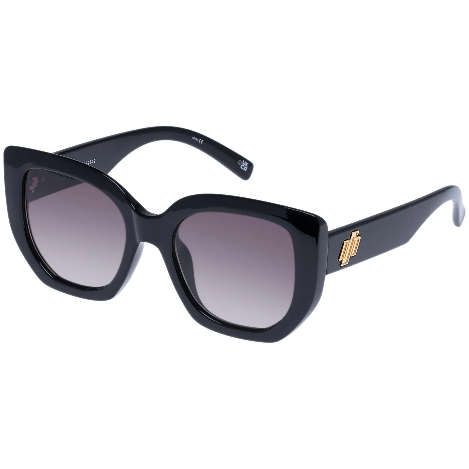 Le Specs Euphoria Sunglasses Black - Image 3