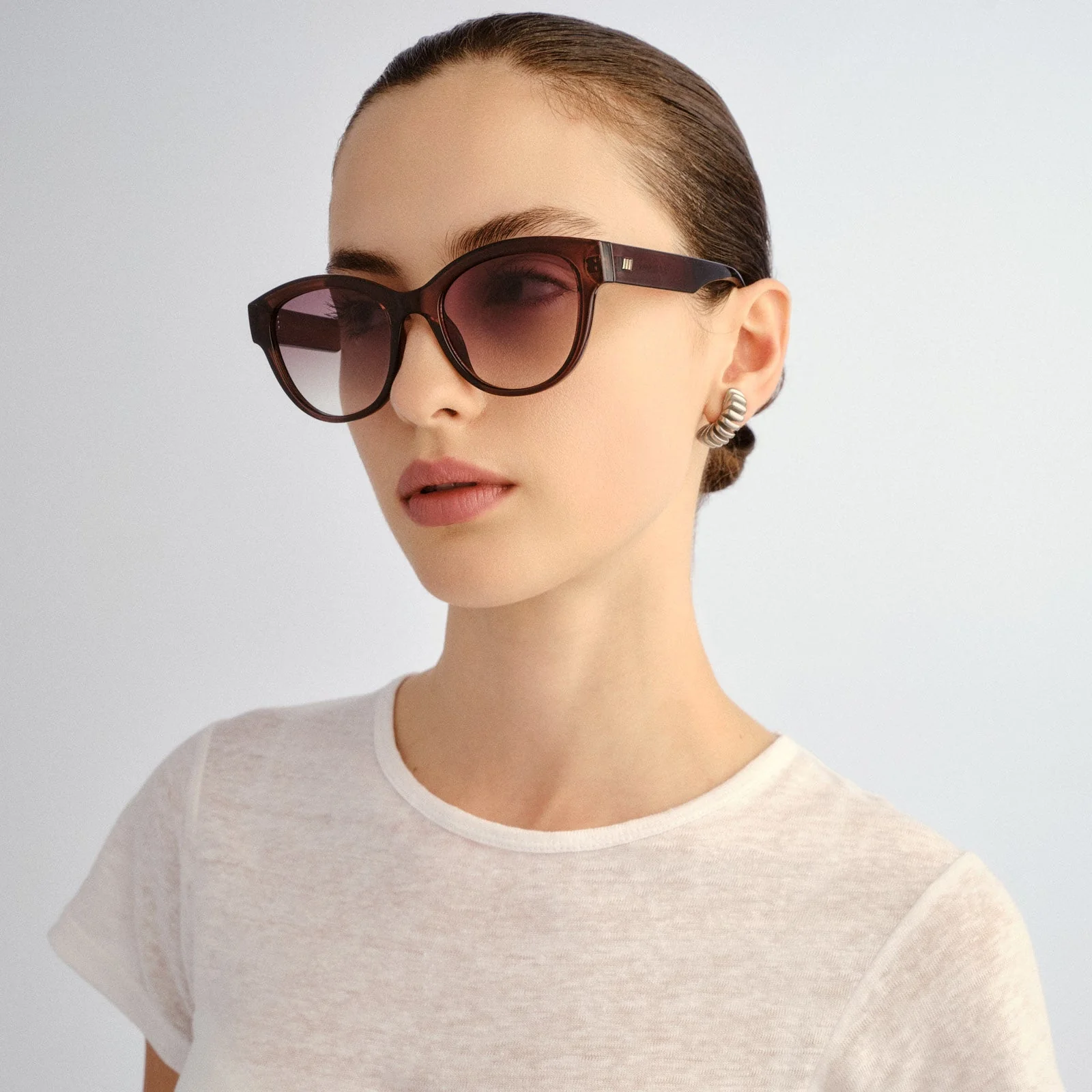 Le Specs Majestic Sunglasses Coco Khaki Grad