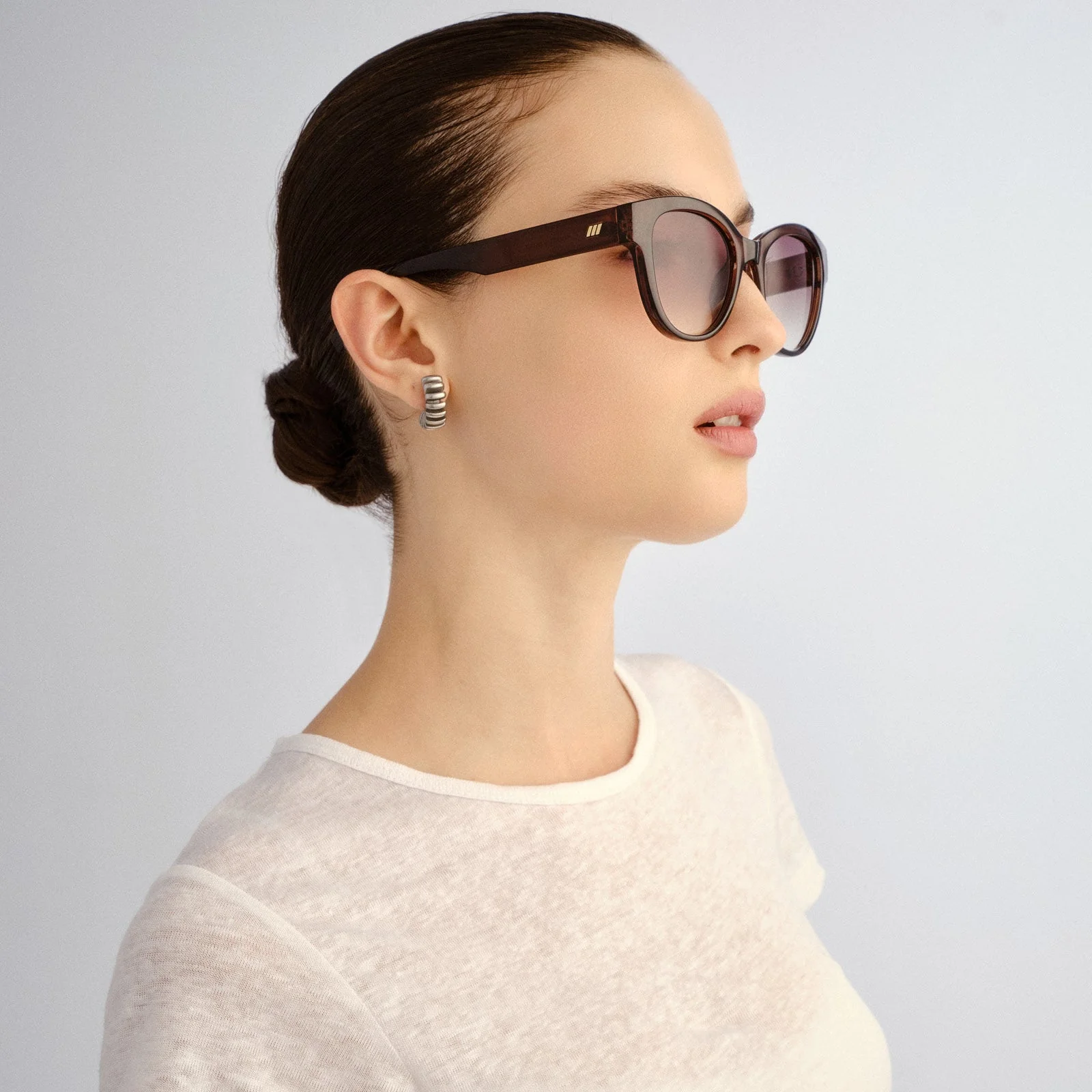 Le Specs Majestic Sunglasses Coco Khaki Grad - Image 5