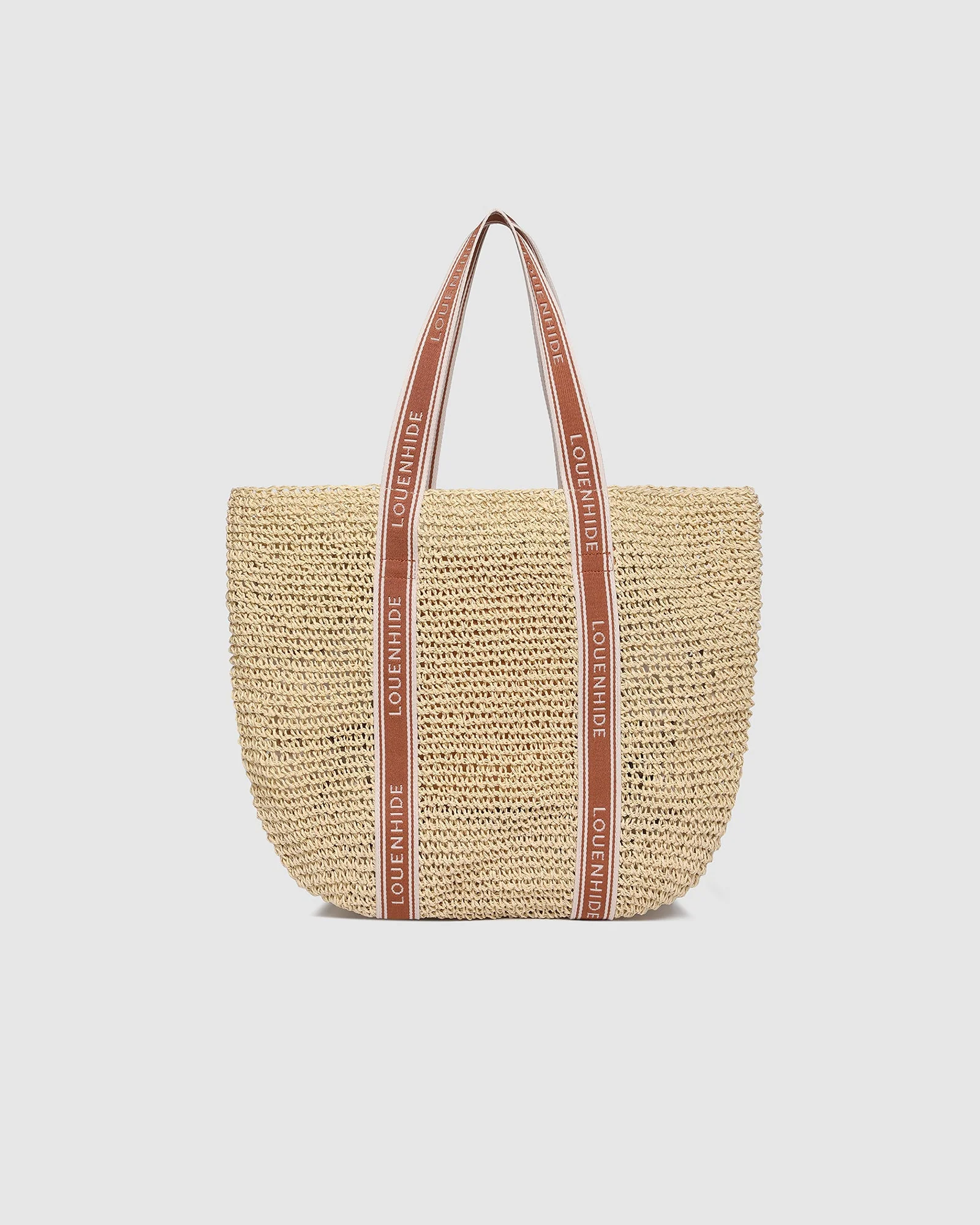 Louenhide Bali Beach Bag Natural Tan - Image 2