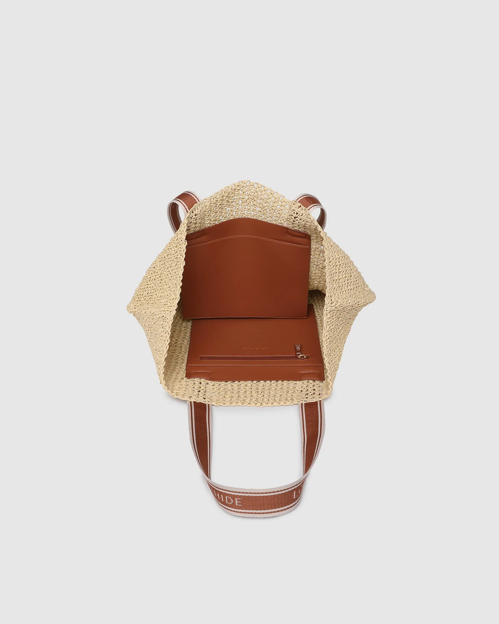 Louenhide Bali Beach Bag Natural Tan - Image 4