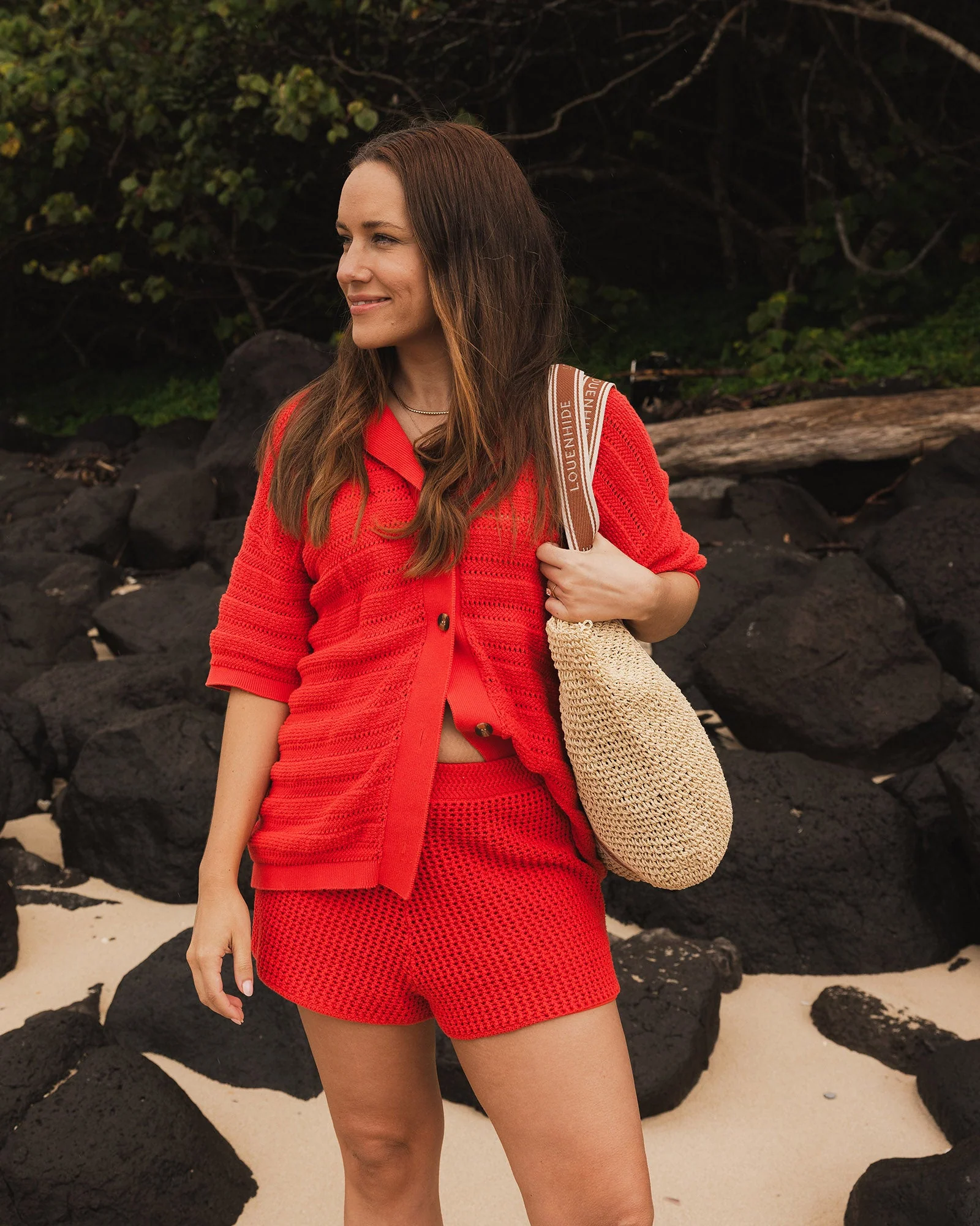 Louenhide Bali Beach Bag Natural Tan - Image 5