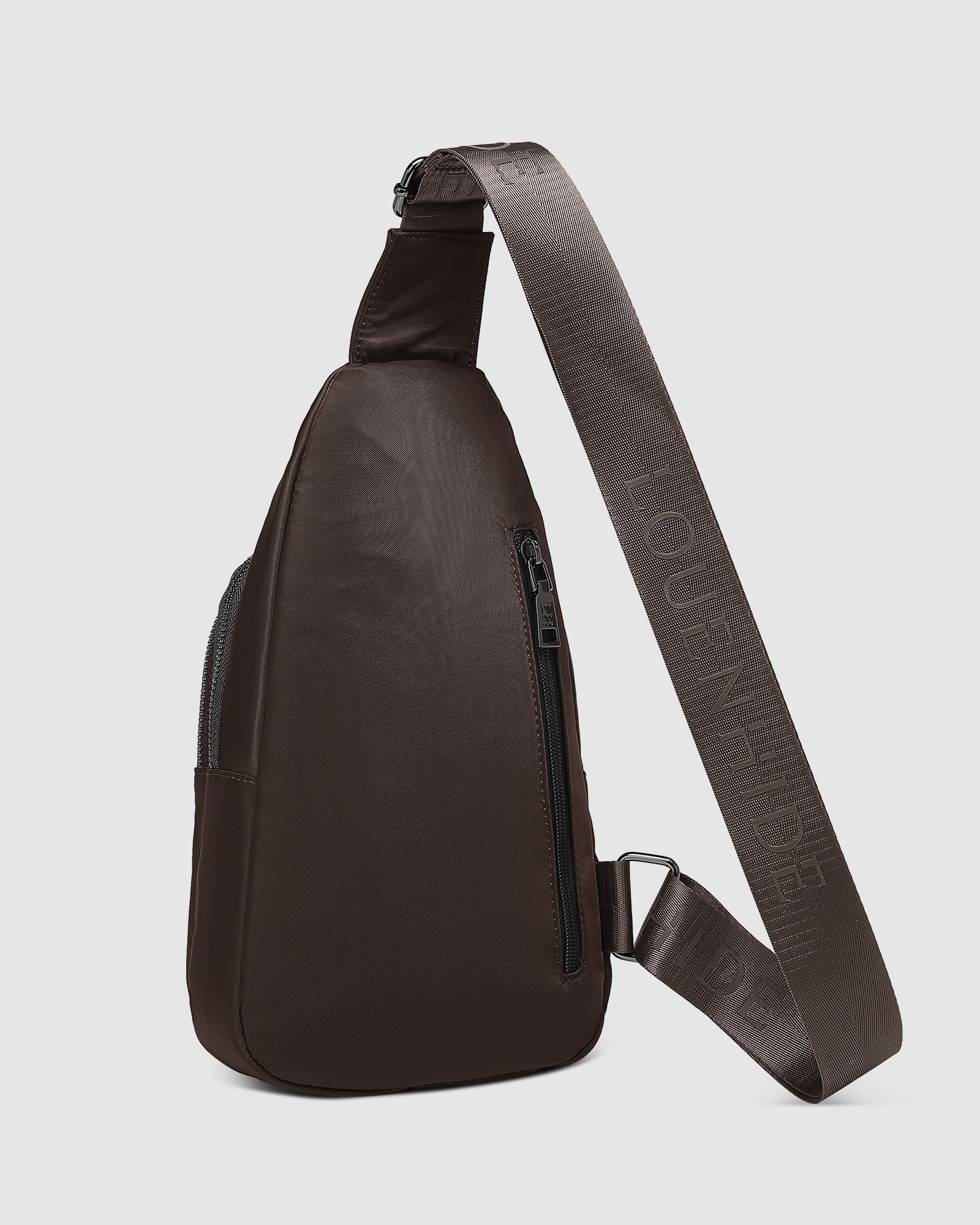 Louenhide Boyd Nylon Sling Bag Chocolate - Image 6