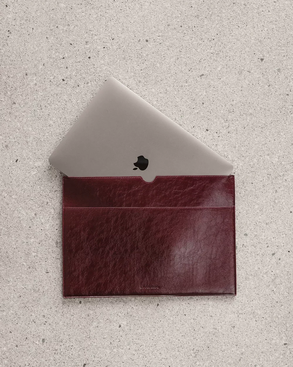 Louenhide Brooke Laptop Slip Burgundy Patent