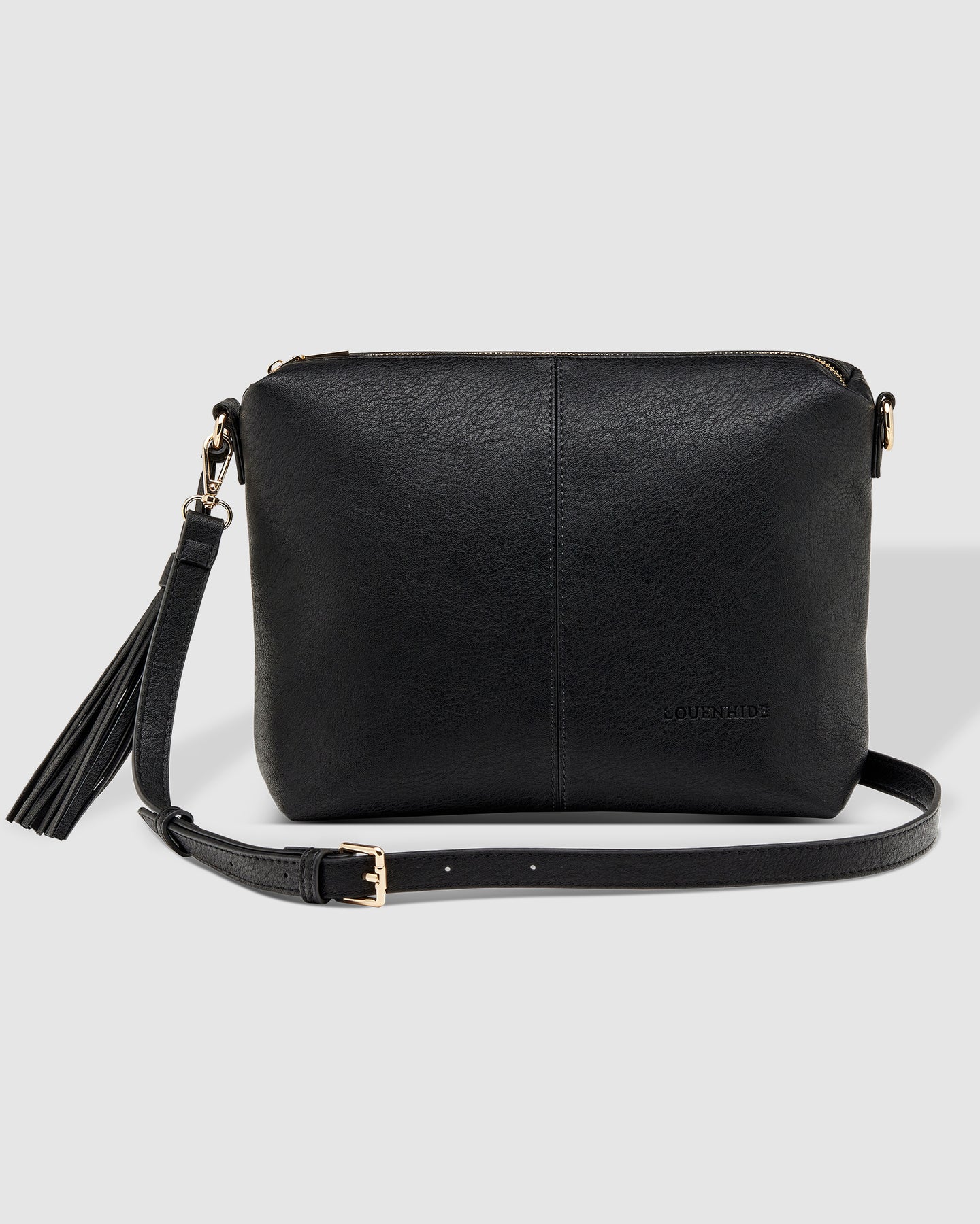 Louenhide Daisy Stripe Crossbody Bag Black - Image 2