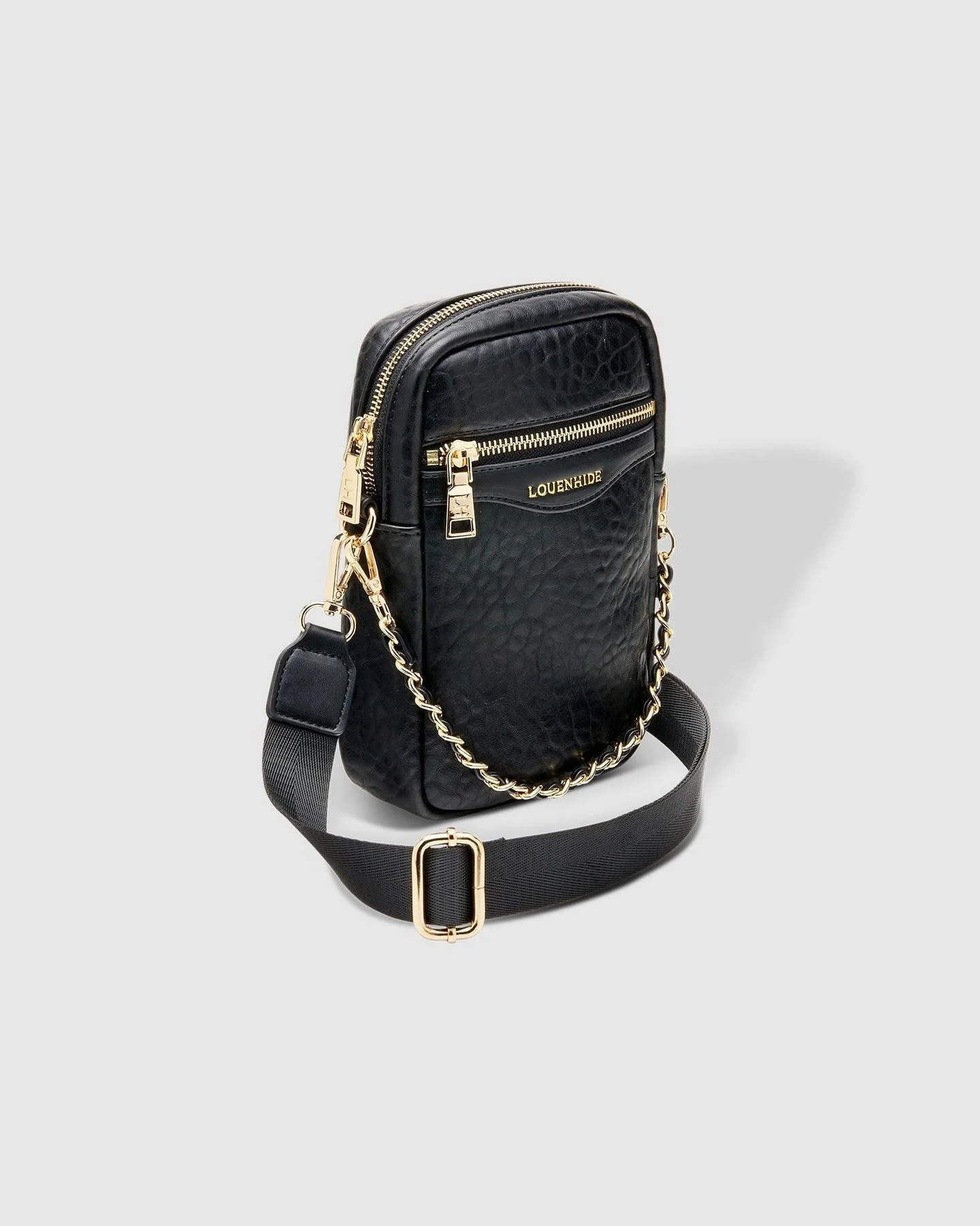 Louenhide Frankie Phone Crossbody Bag Black - Image 5