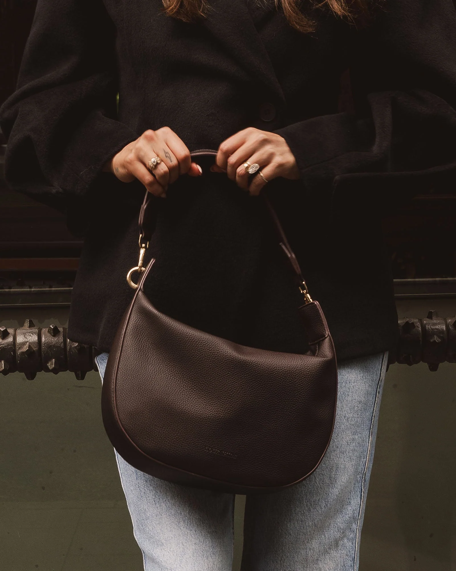 Louenhide Georgina Shoulder Bag Chocolate - Image 2