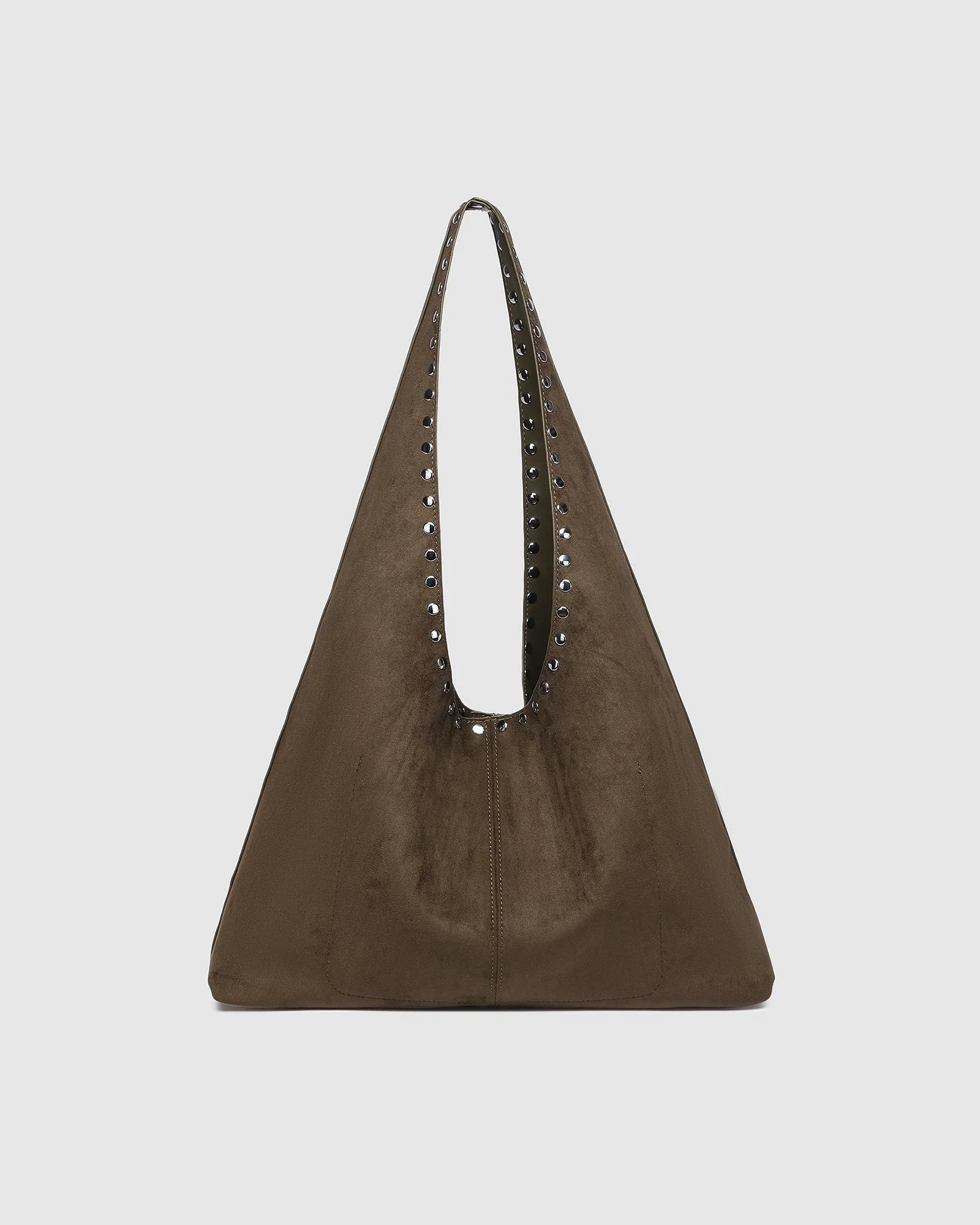 Louenhide Hailey Suedette Shoulder Bag Olive - Image 2