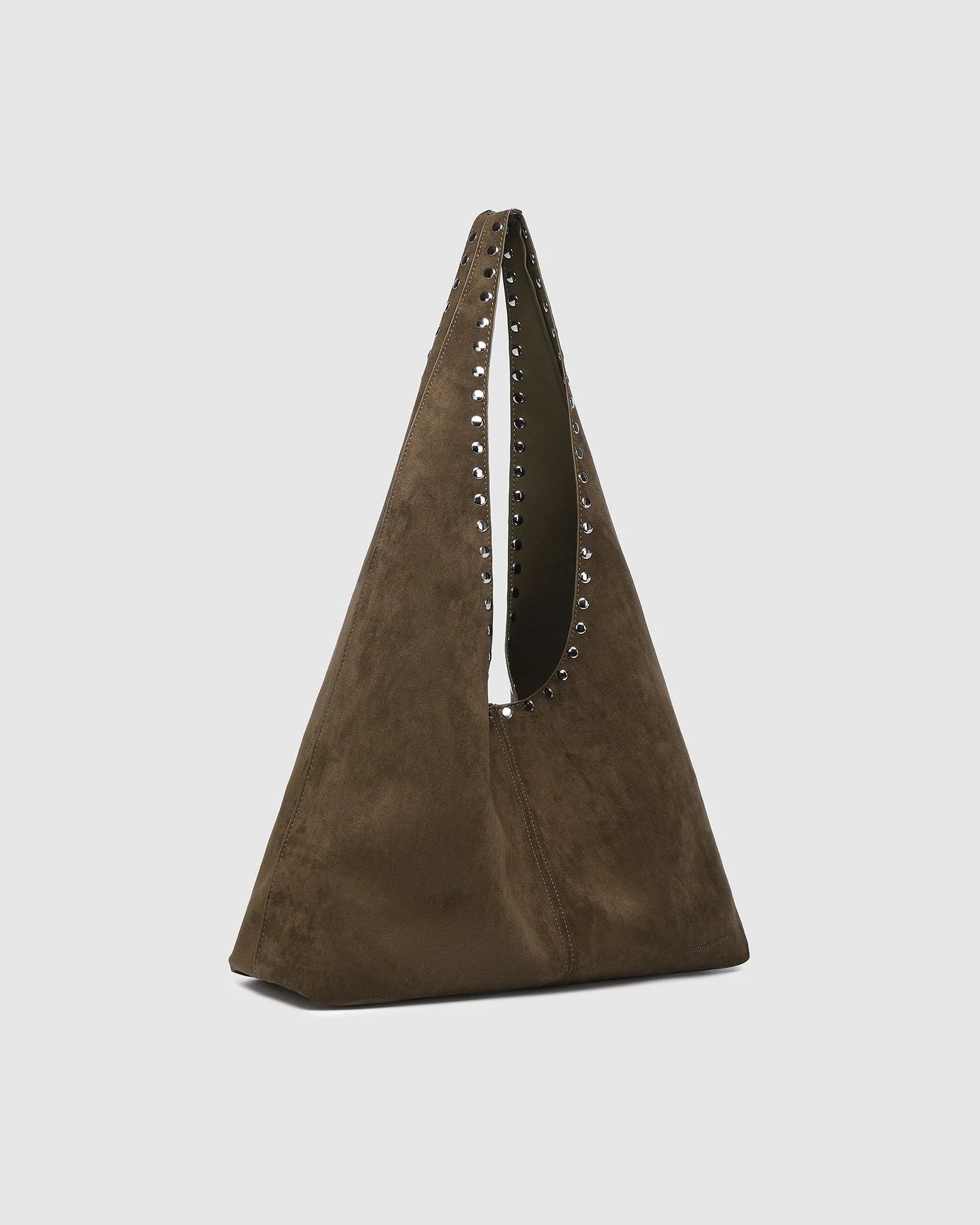 Louenhide Hailey Suedette Shoulder Bag Olive - Image 6
