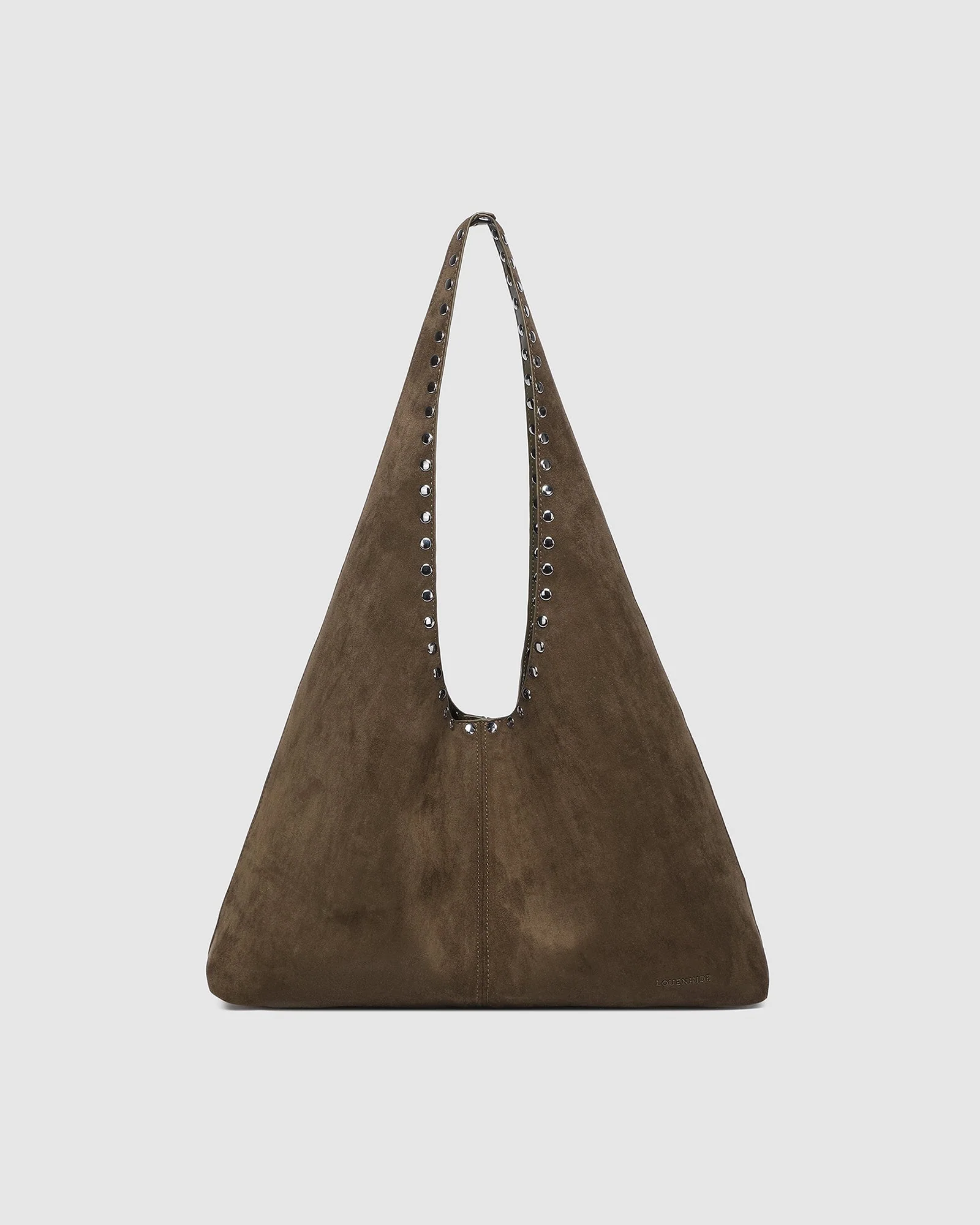 Louenhide Hailey Suedette Shoulder Bag Olive - Image 7