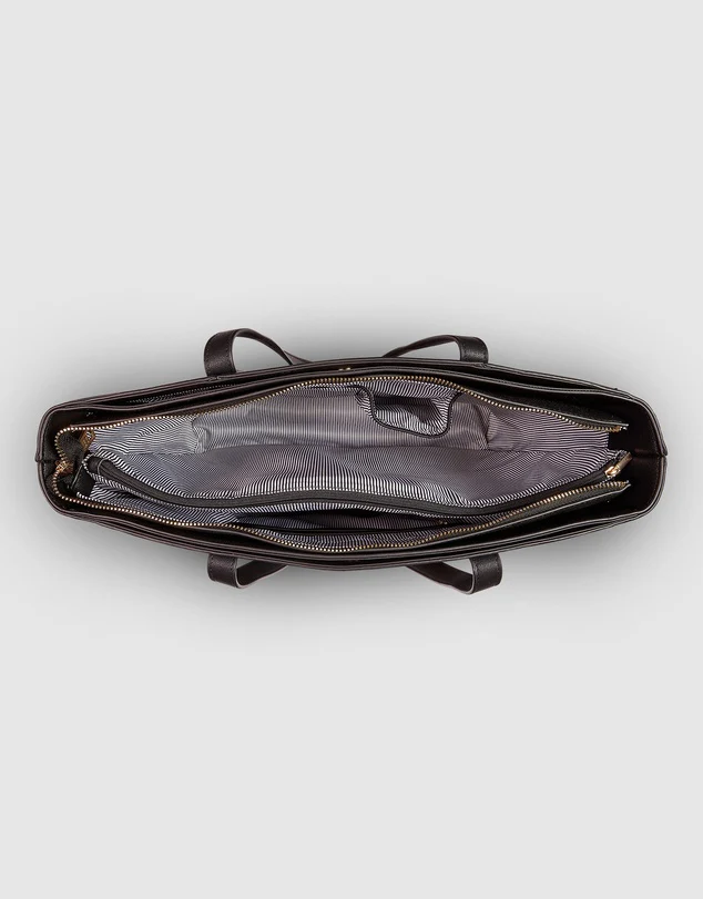 Louenhide Malibu Laptop Tote Bag Black - Image 6