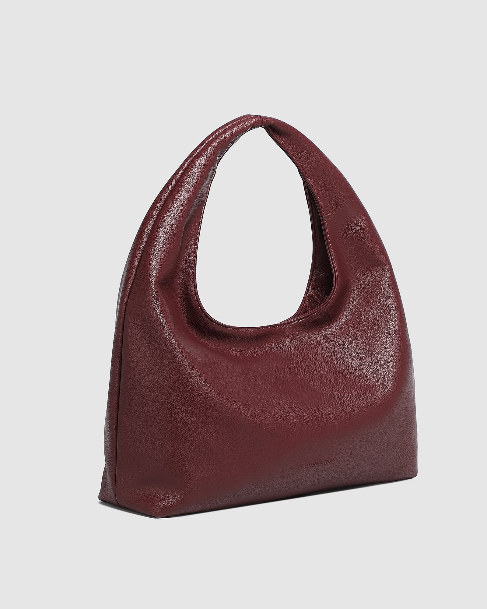 Louenhide Monaco Shoulder Bag Burgundy - Image 5
