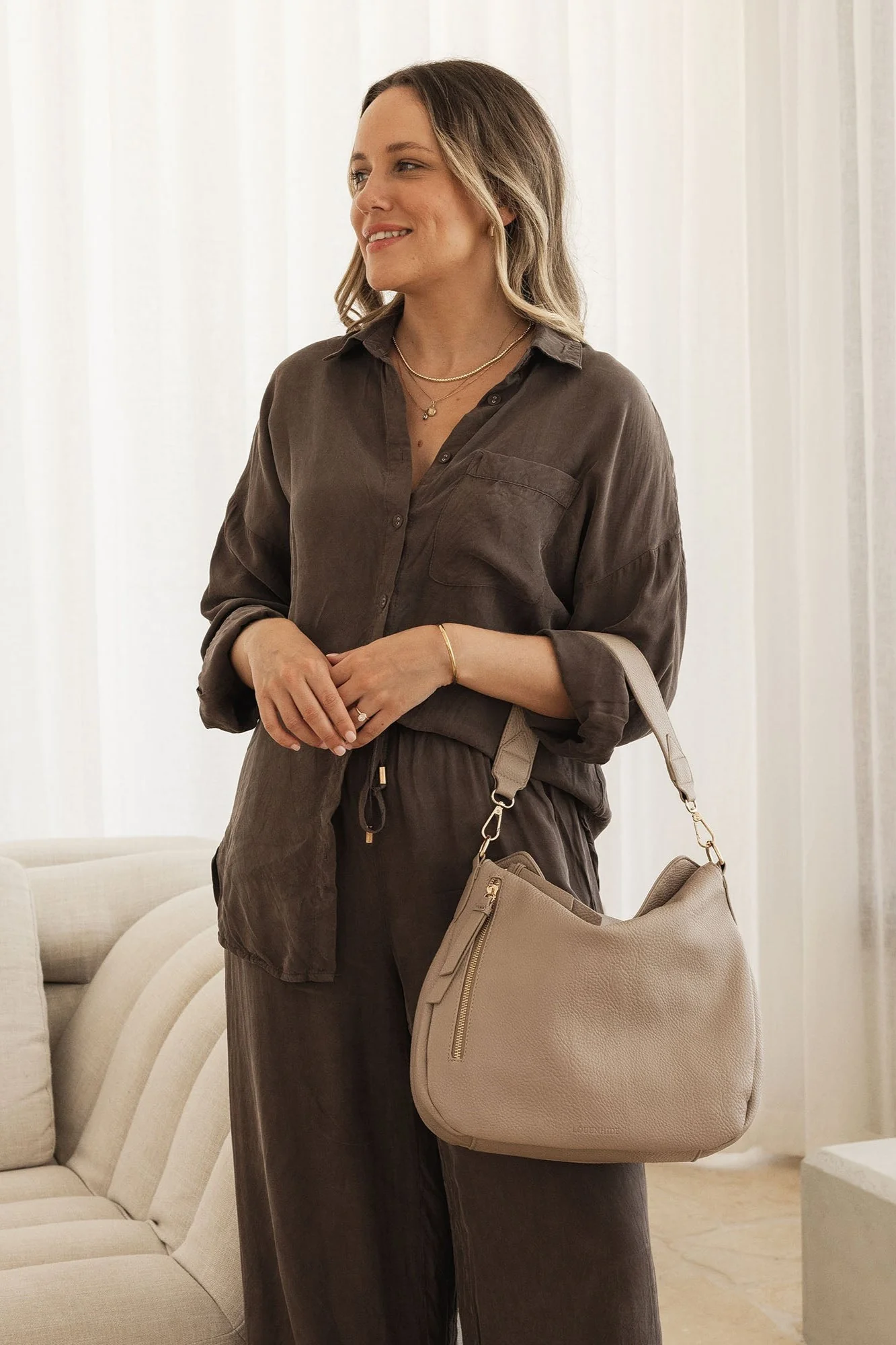Louenhide Nadia Shoulder Bag Malt - Image 4