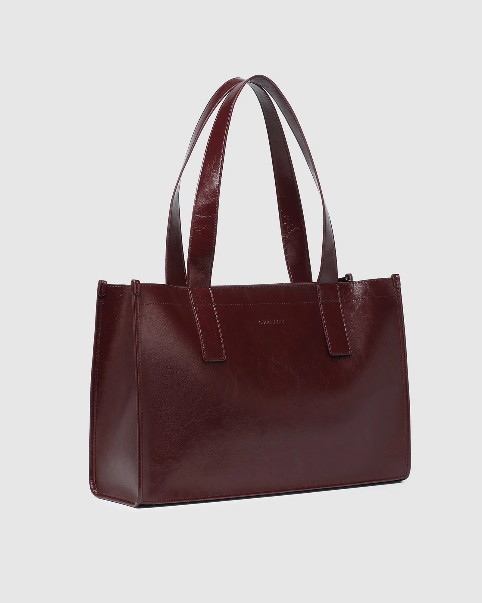 Louenhide Riley Tote Burgundy Patent - Image 2