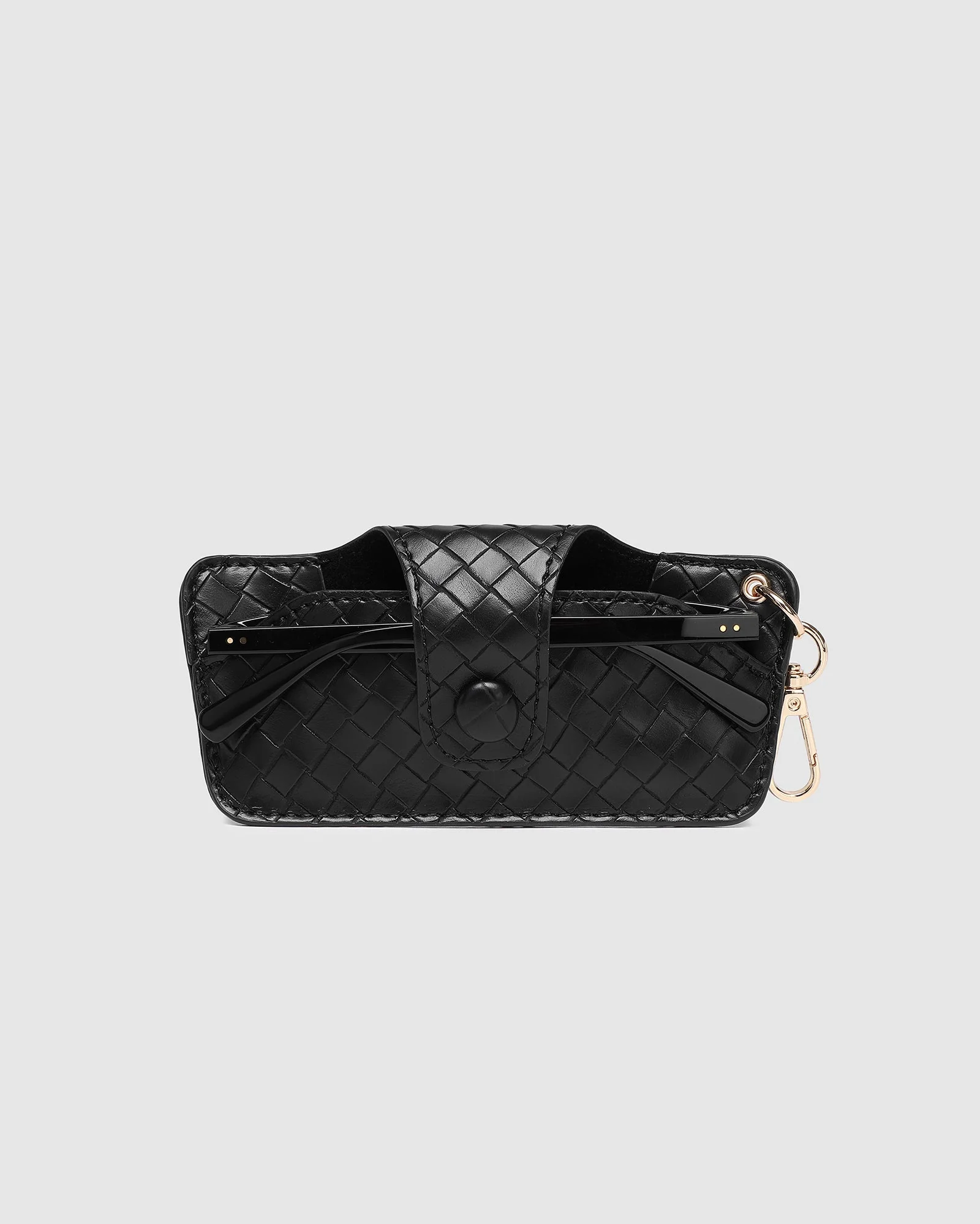 Louenhide Skittle Sunglasses Case Woven Black - Image 6