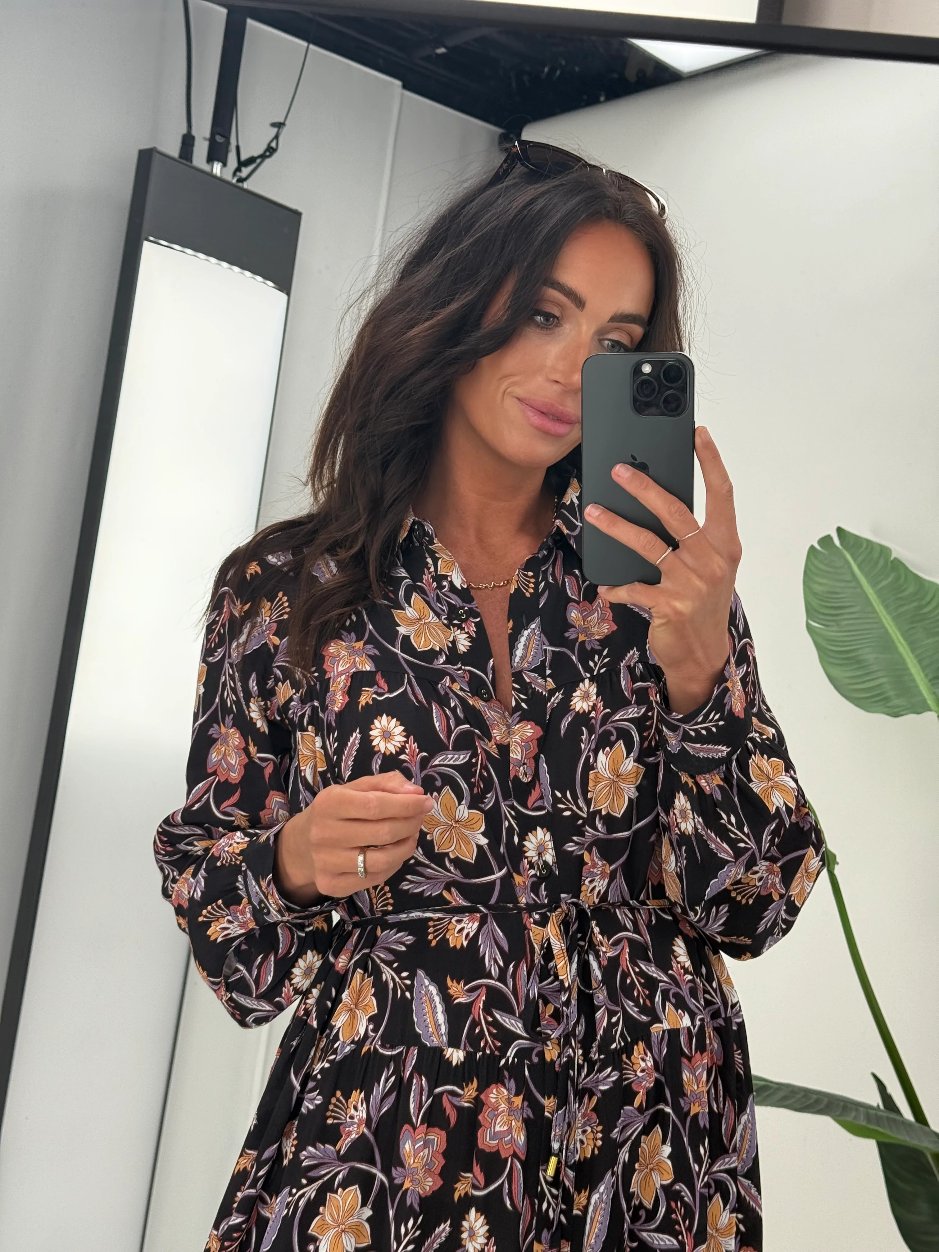 Minkpink Regal Long Sleeve Midi Dress Chintz - Image 4
