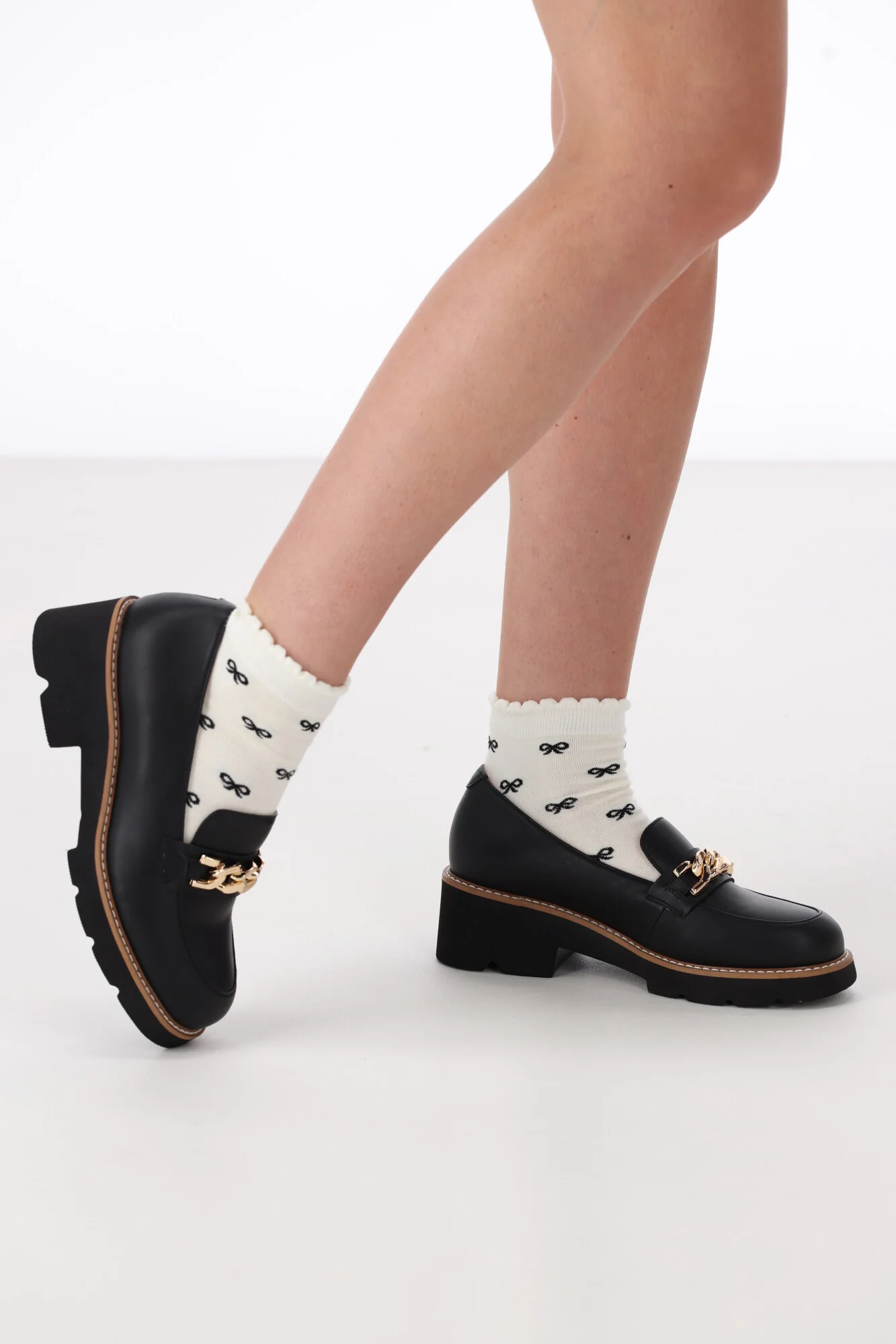 One Trick Pony Nation Leather Loafer Black - Image 4