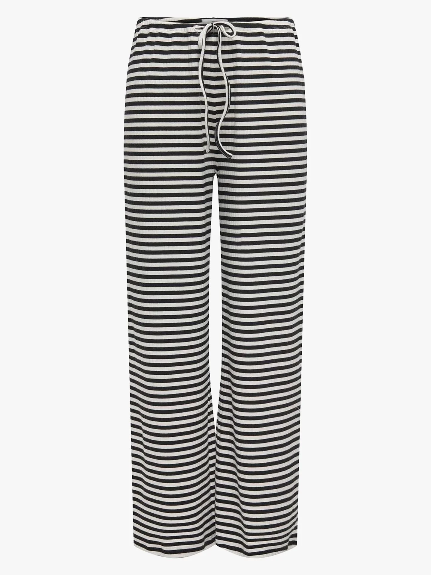 ONLY Aida Stripe Pant Black White - Image 3